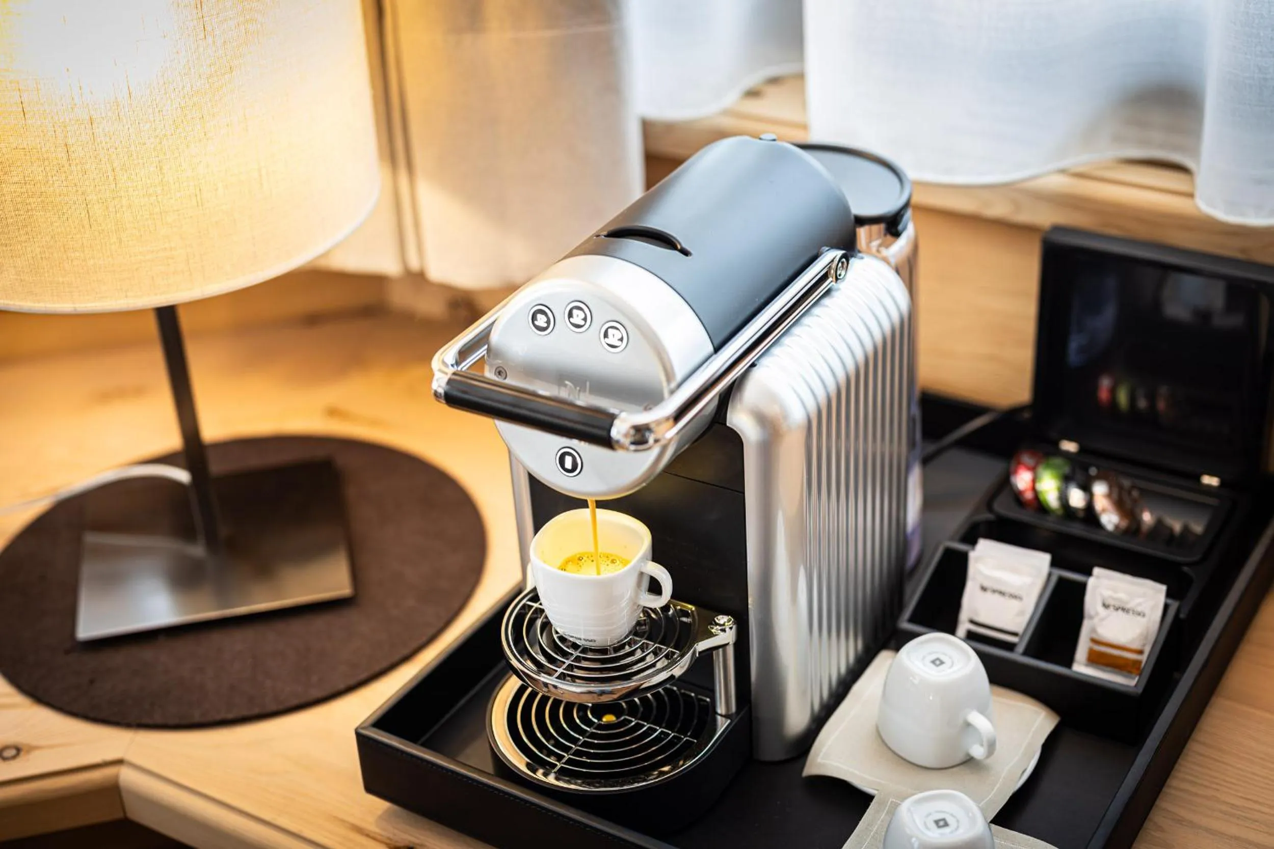 Coffee/tea facilities in Savoy Dolomites Luxury & Spa Hotel