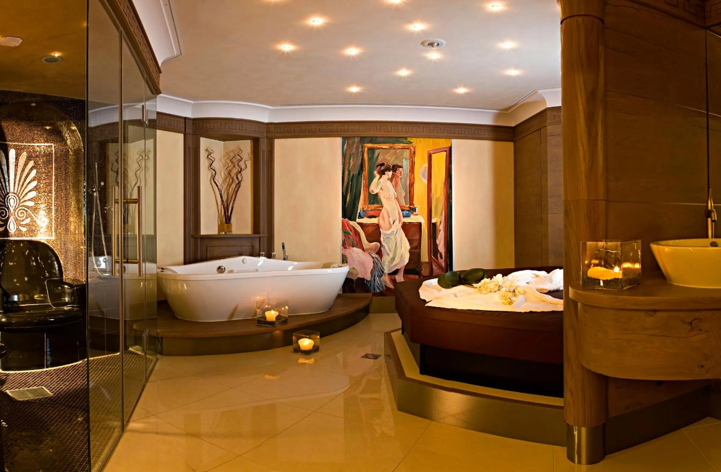 Spa and wellness centre/facilities in Savoy Dolomites Luxury & Spa Hotel