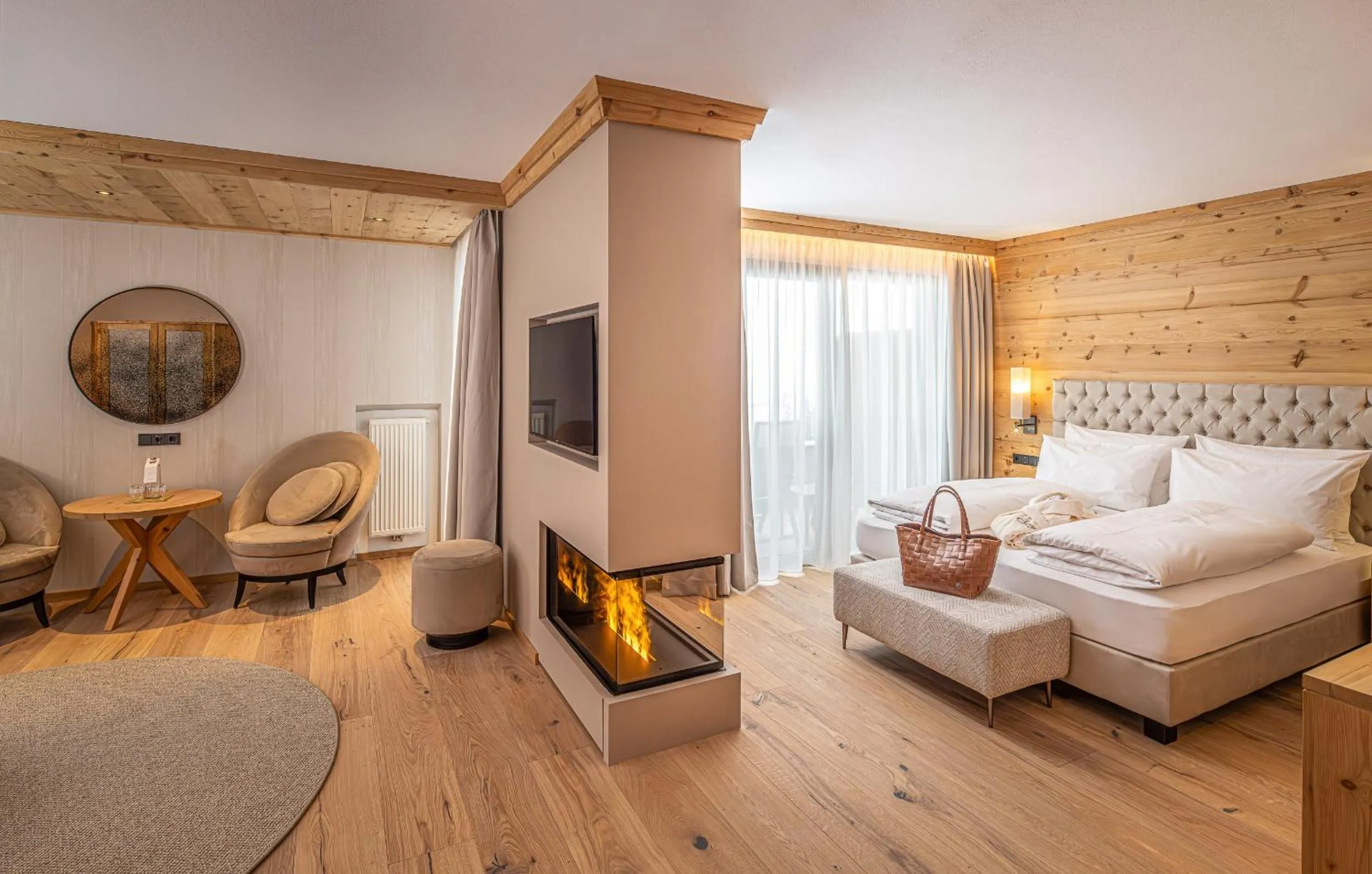 Bedroom, Bed in Savoy Dolomites Luxury & Spa Hotel