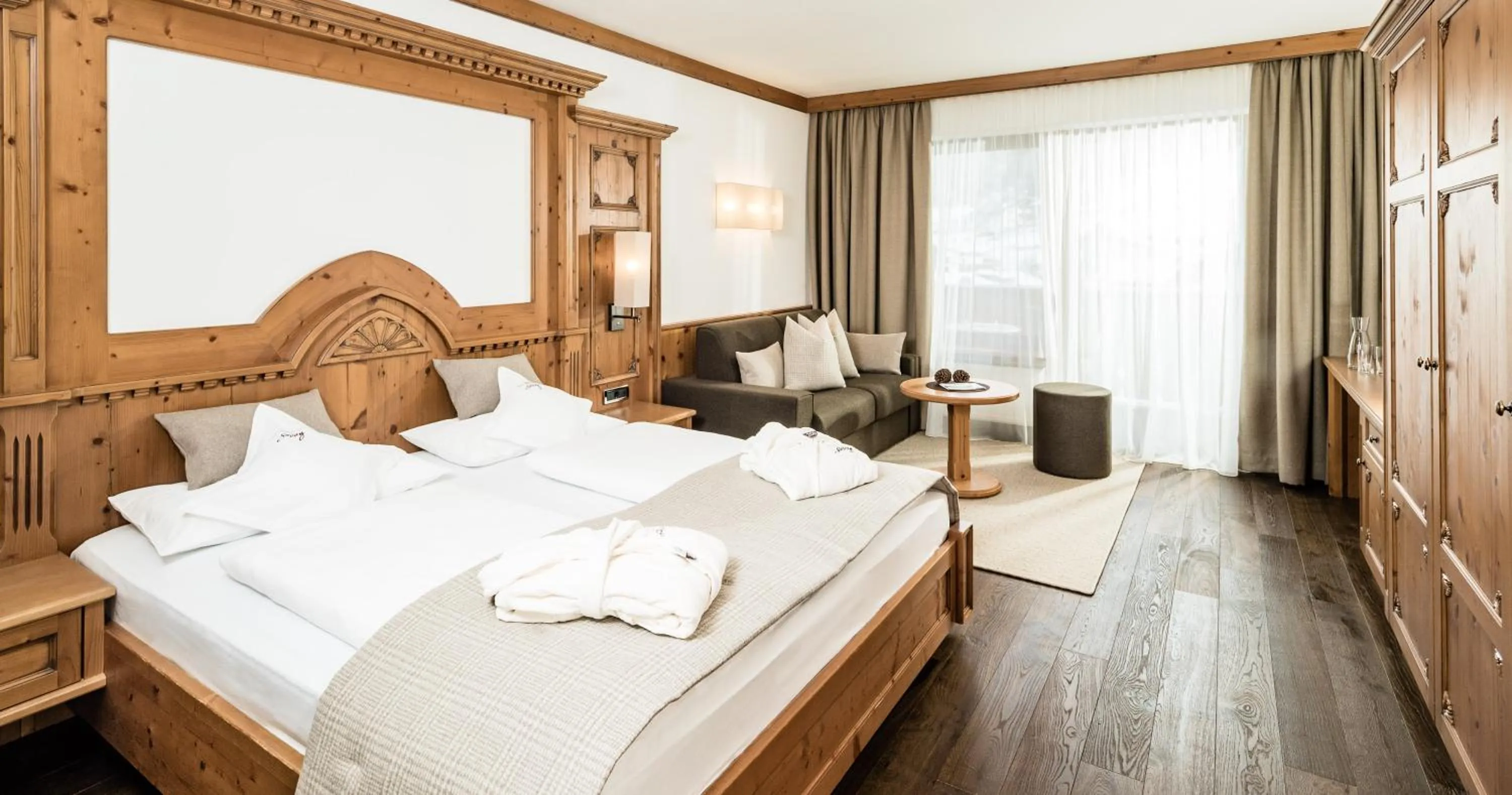 Bed in Savoy Dolomites Luxury & Spa Hotel