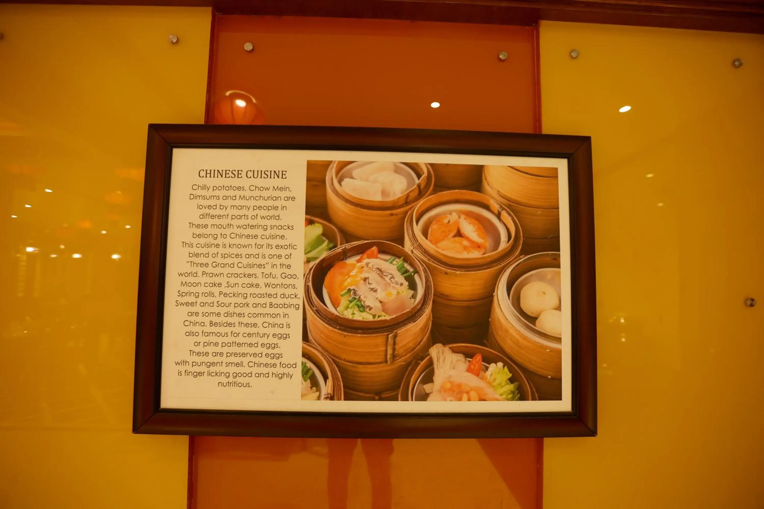 Food and drinks in Breeze Residency