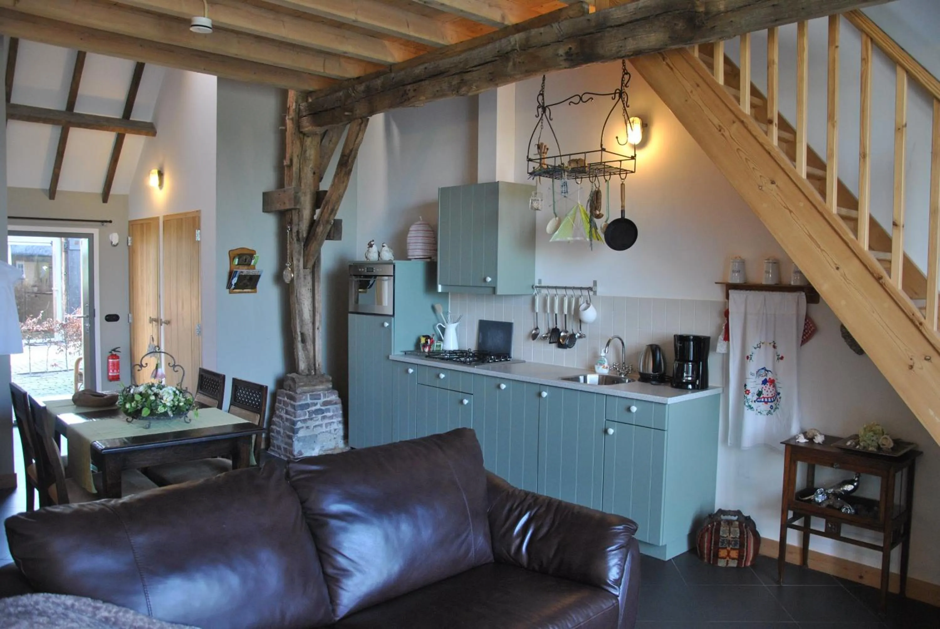 Decorative detail in Erfgoed & Logies Den Heijkant