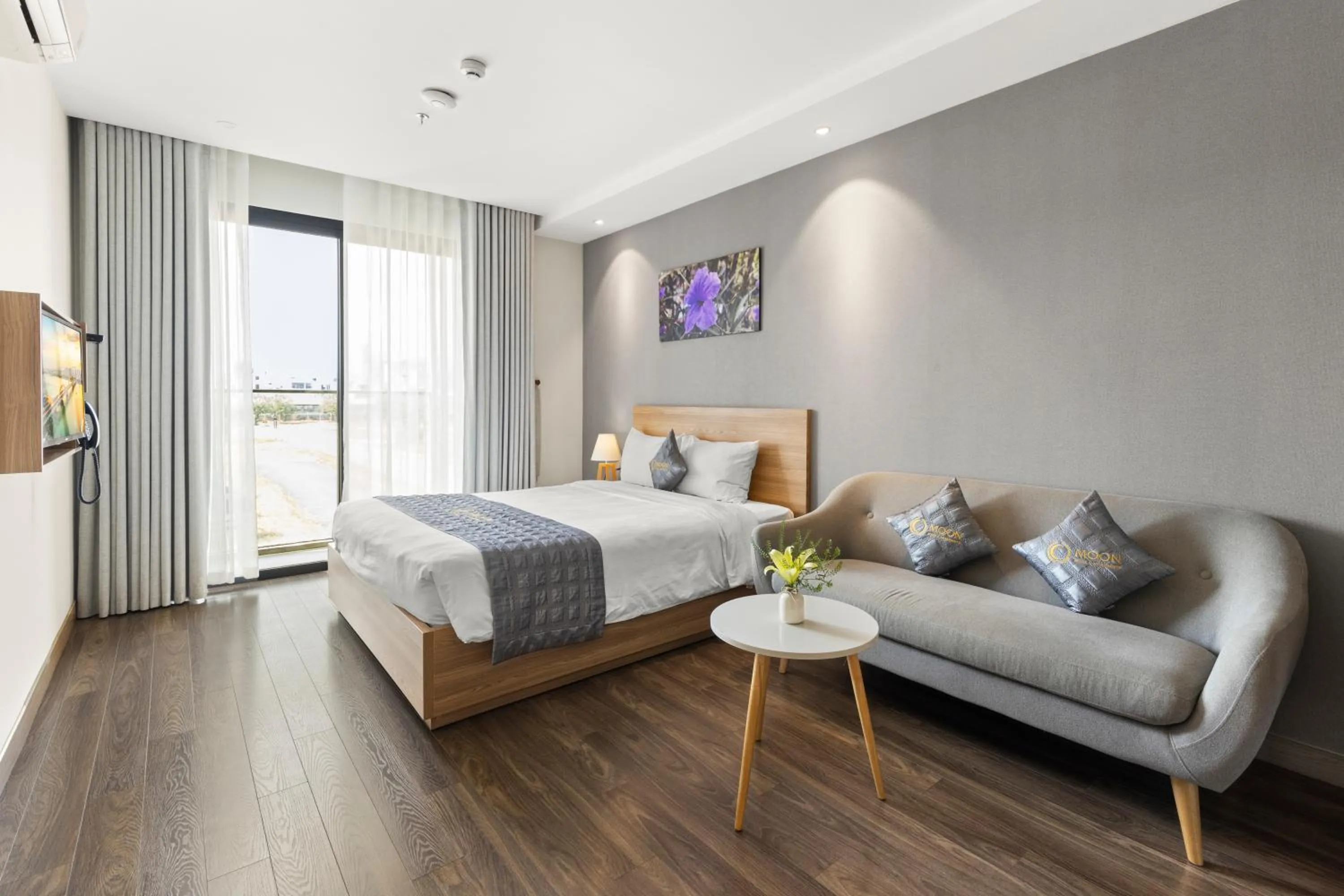 Bed in Moon Hotel and Apartment Da Nang