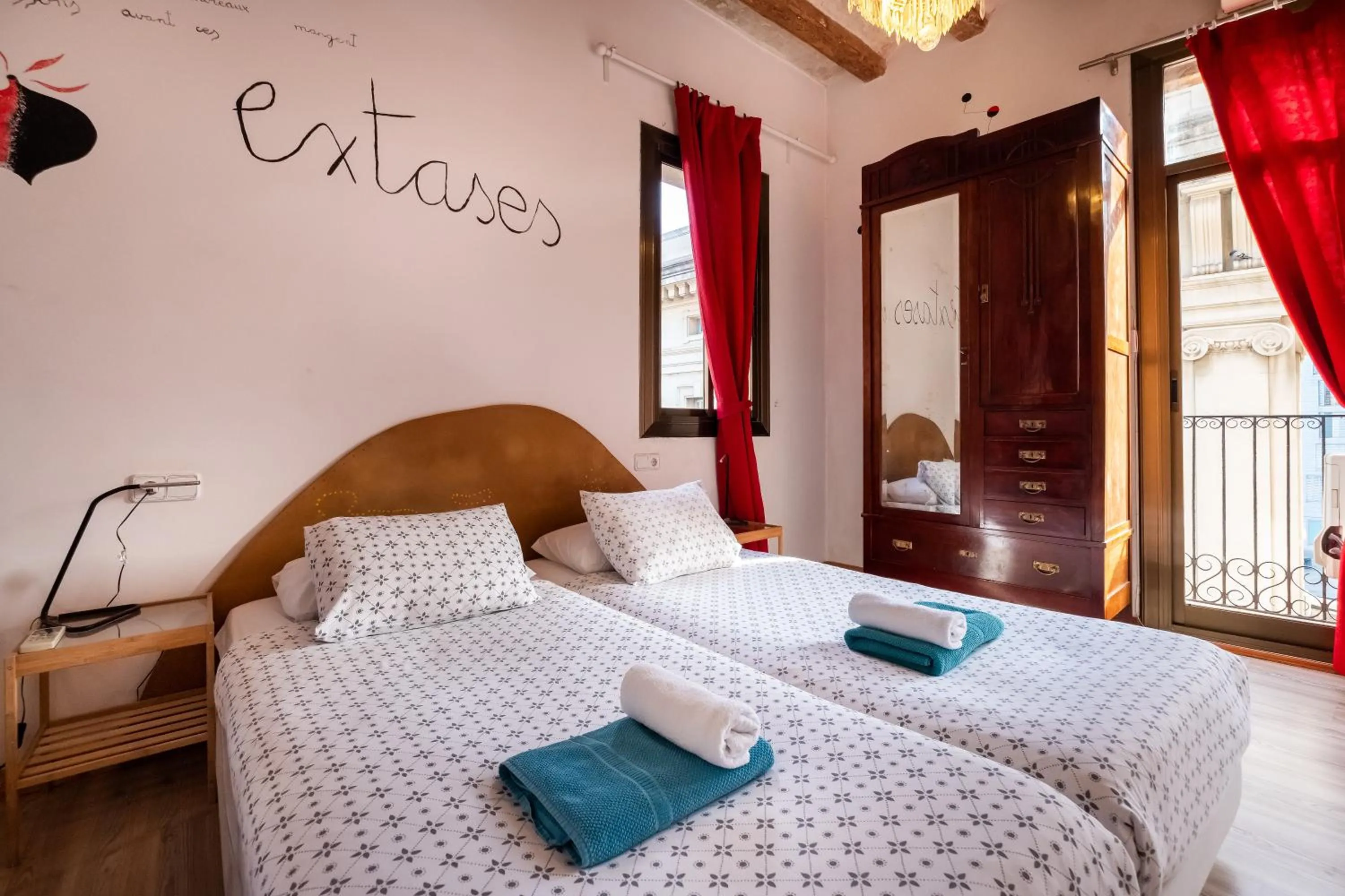 Bed in Apartamentos El Pintor