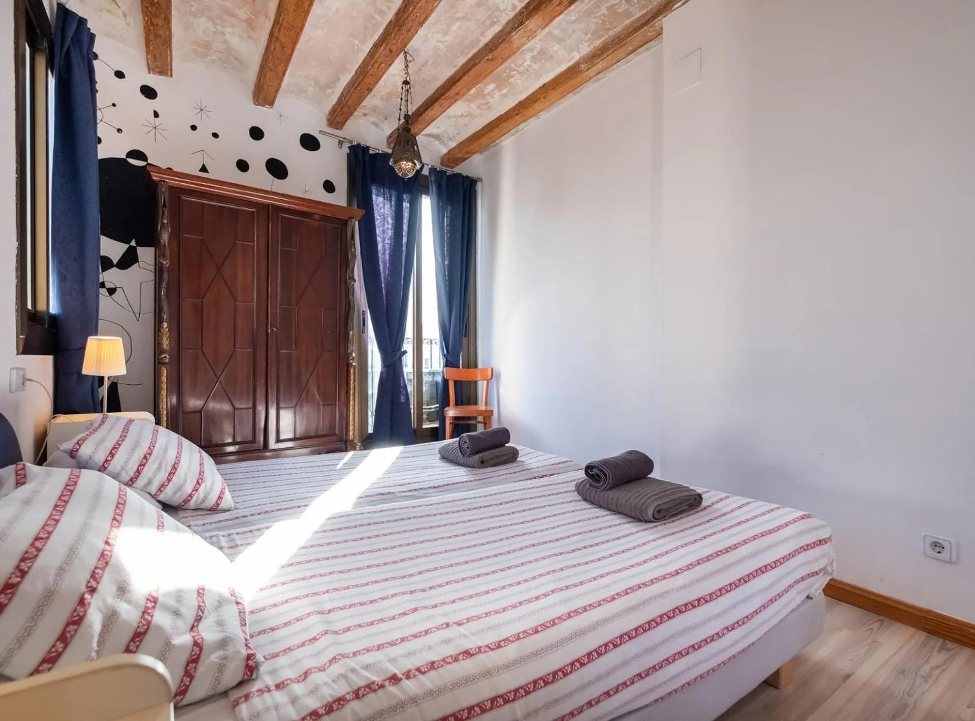 Bed in Apartamentos El Pintor