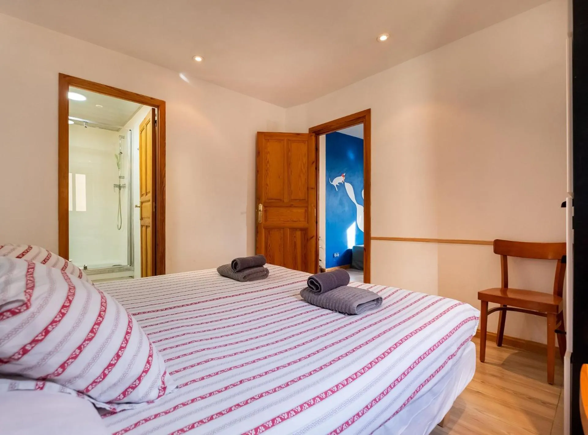 Bed in Apartamentos El Pintor