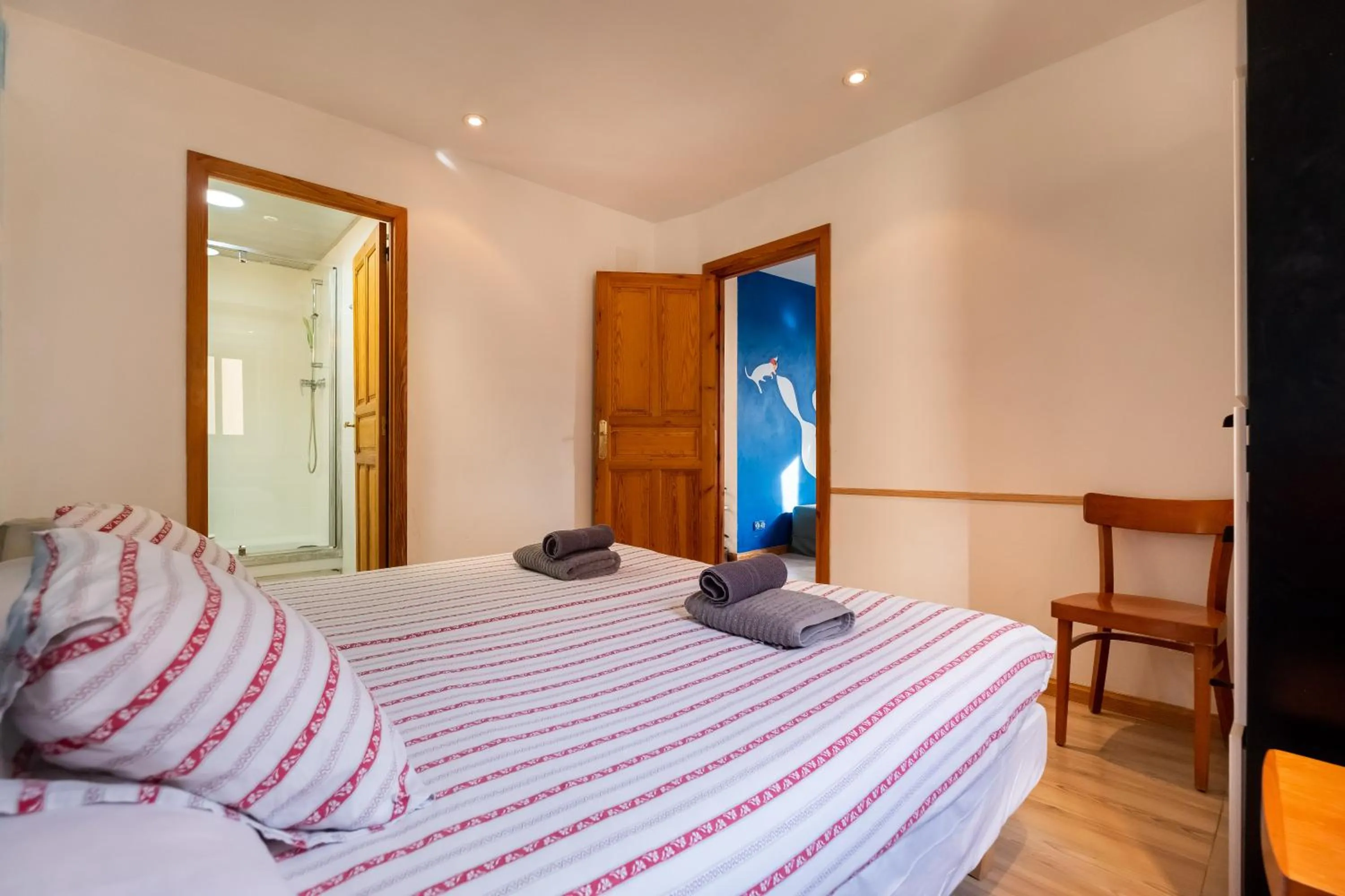 Bed in Apartamentos El Pintor