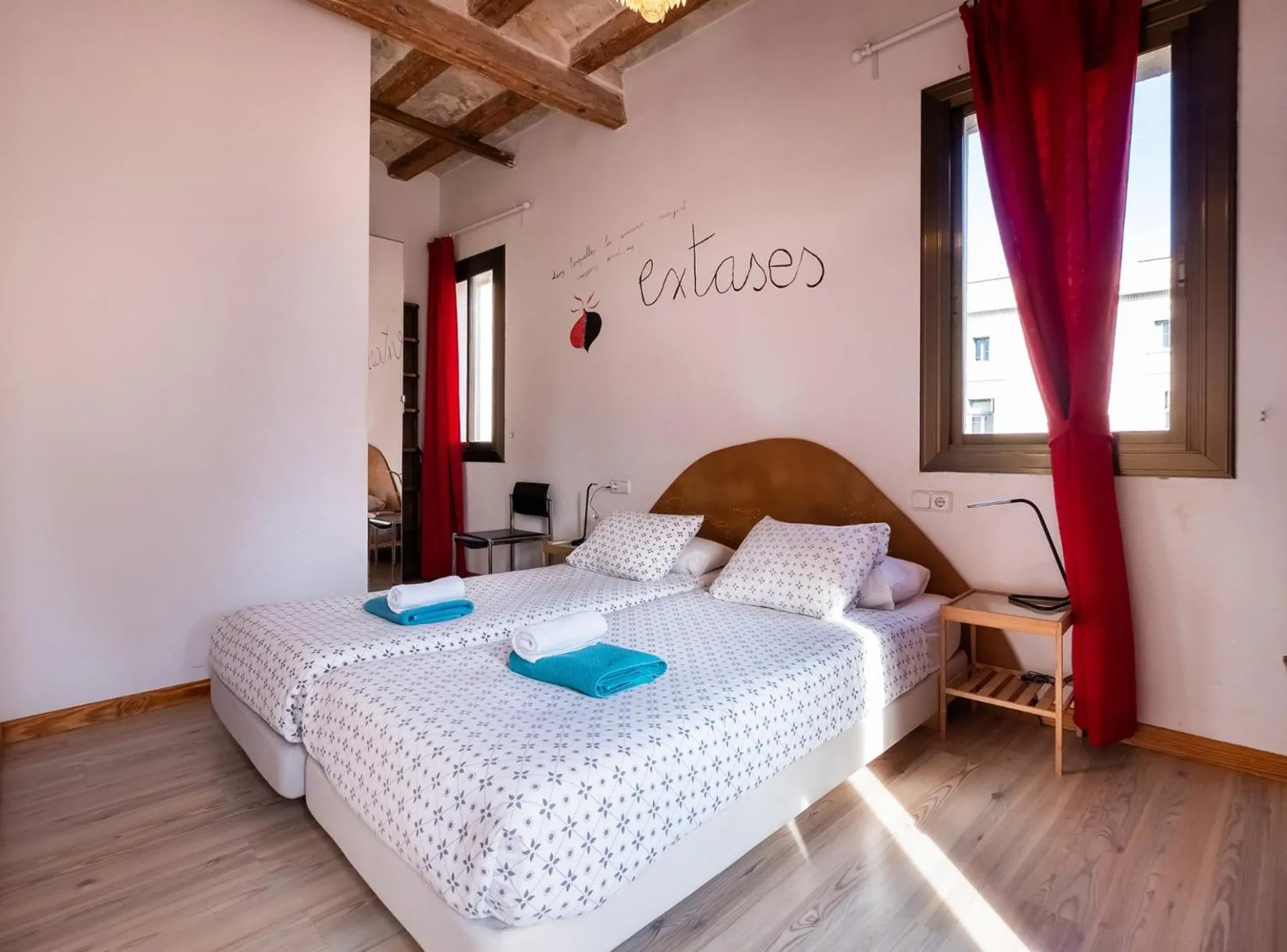 Bed in Apartamentos El Pintor