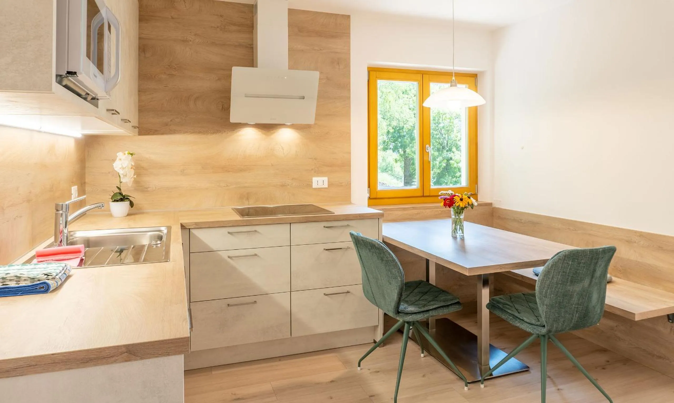 Kitchen or kitchenette in Residence Töglhof