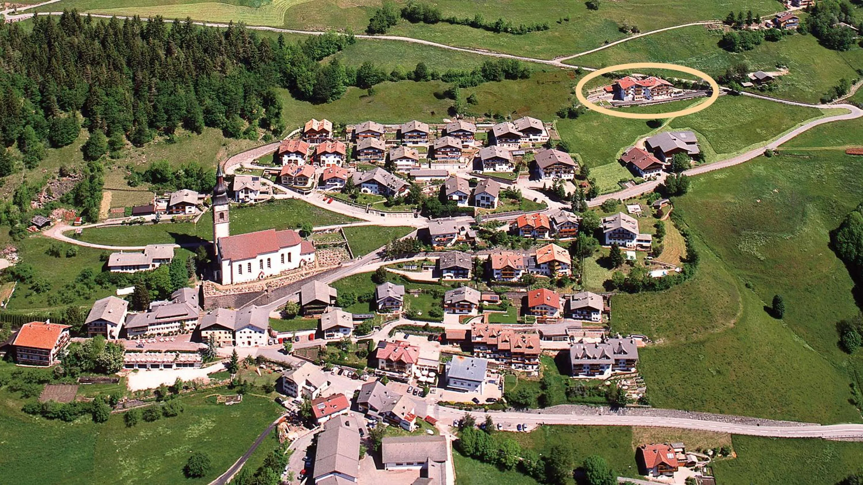 Bird's eye view in Residence Töglhof