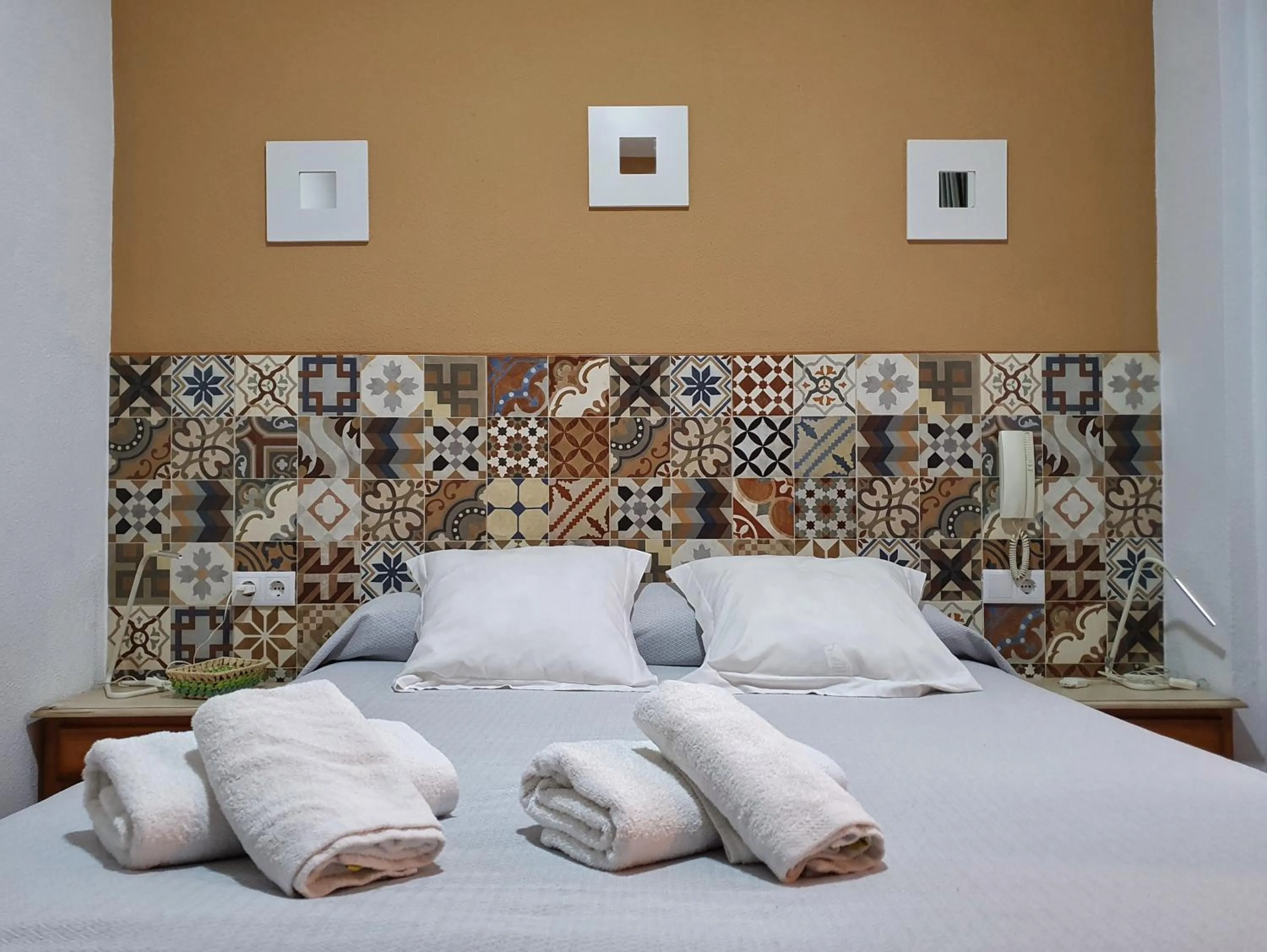 Bed in Hostal Canalejas