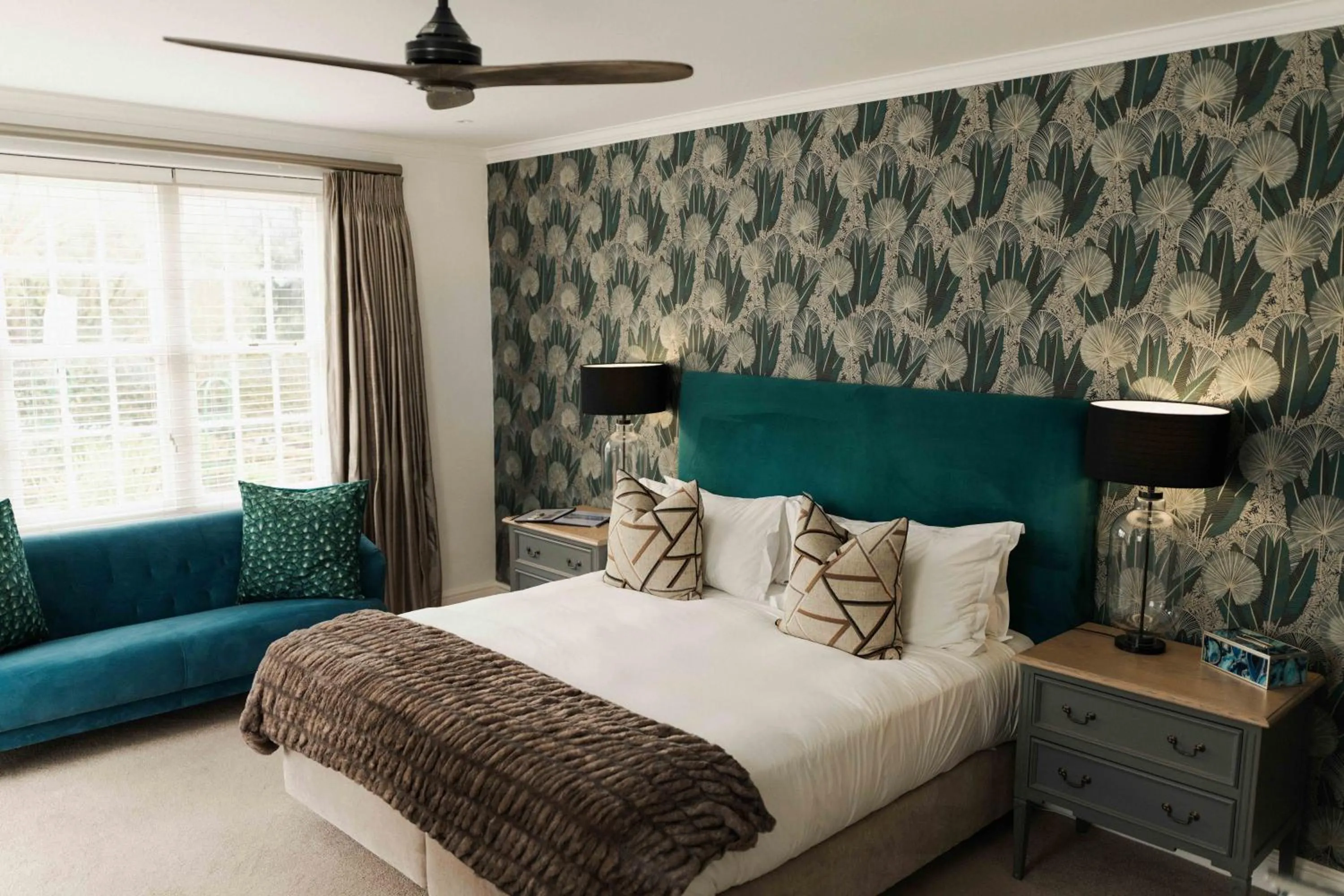 Bed in Les Chambres Guest House