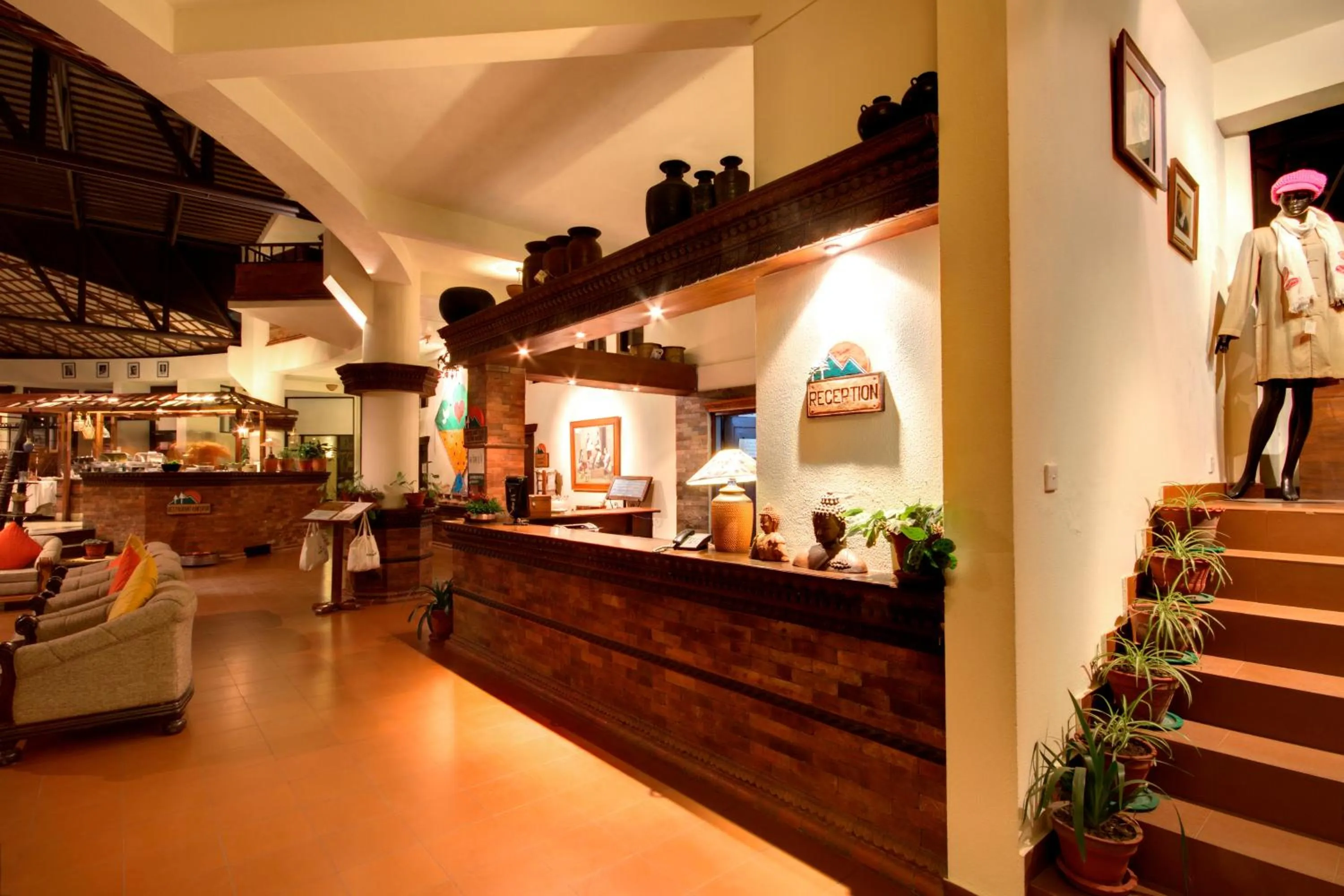 Lobby or reception in Club Himalaya, by ACE Hotels