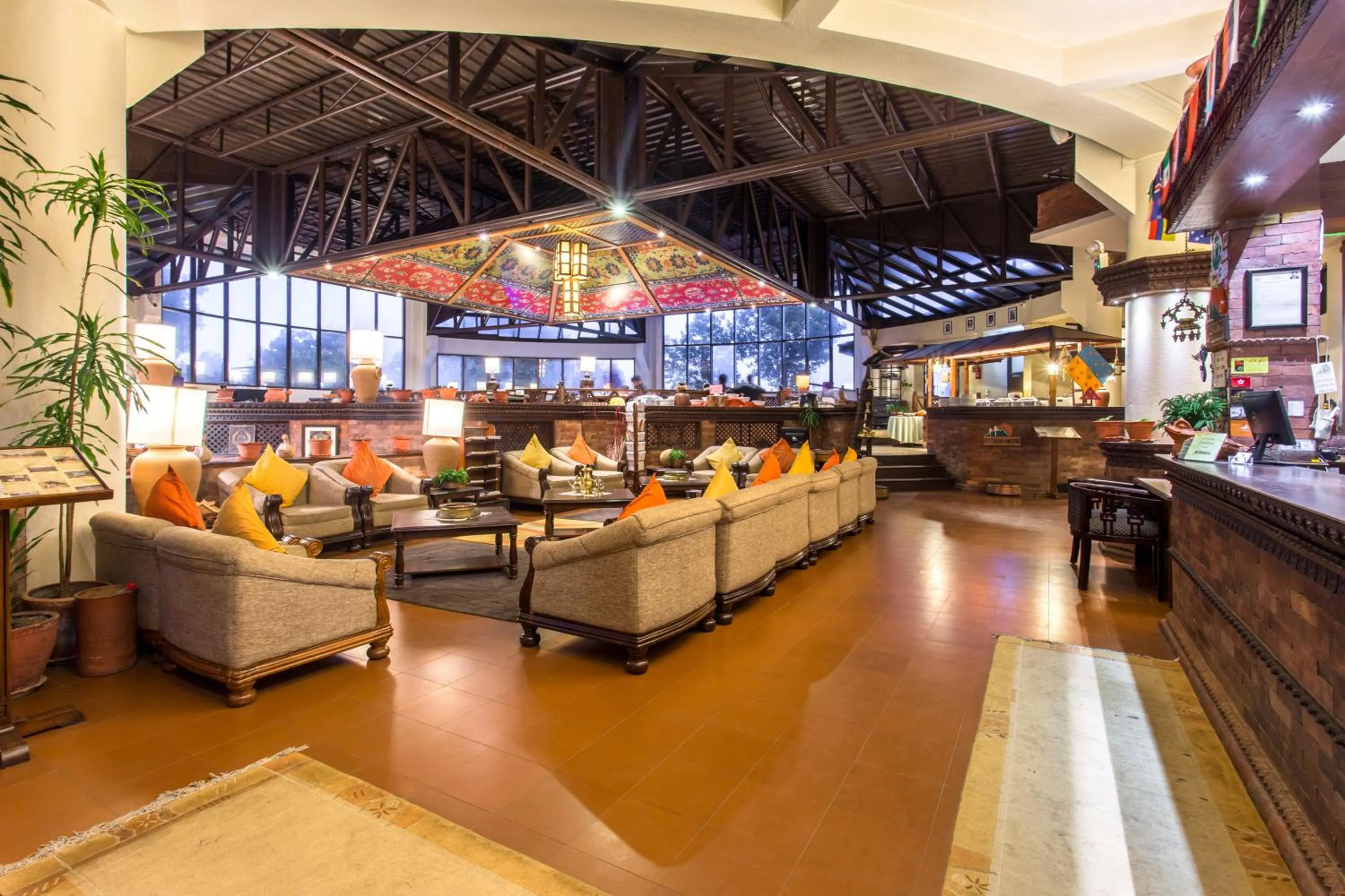 Lobby or reception in Club Himalaya, by ACE Hotels