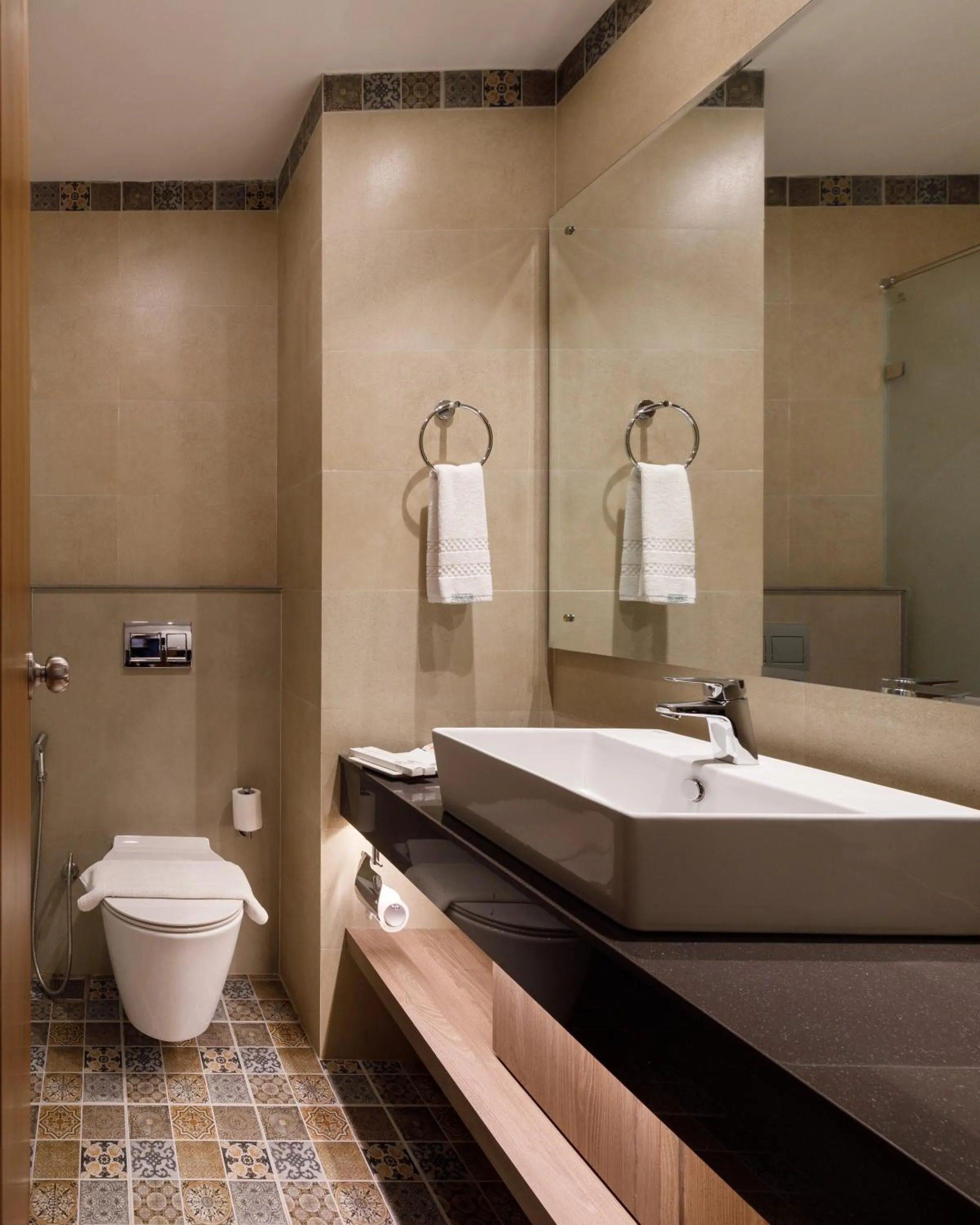 Shower in Club Himalaya, by ACE Hotels