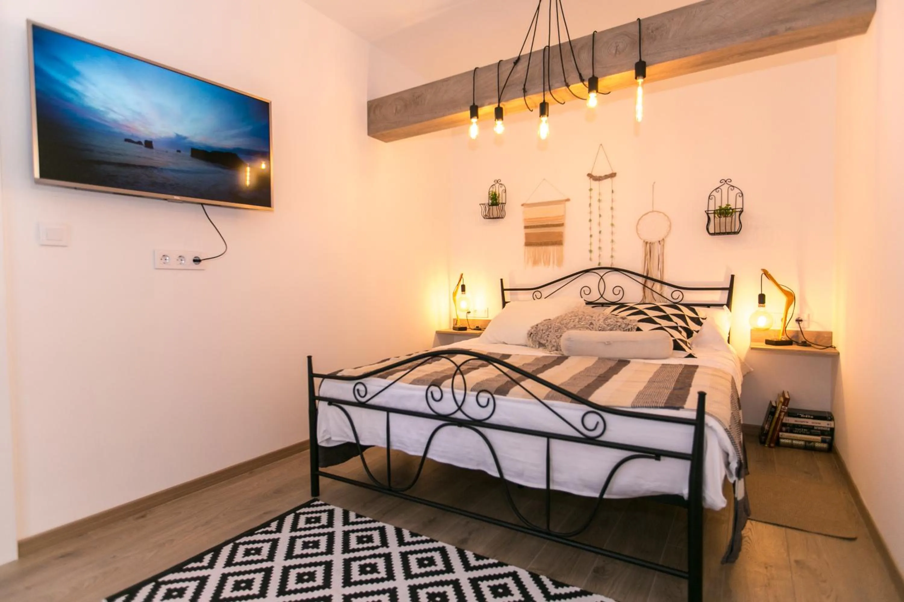 Bedroom, Bed in Apartments Del Molo