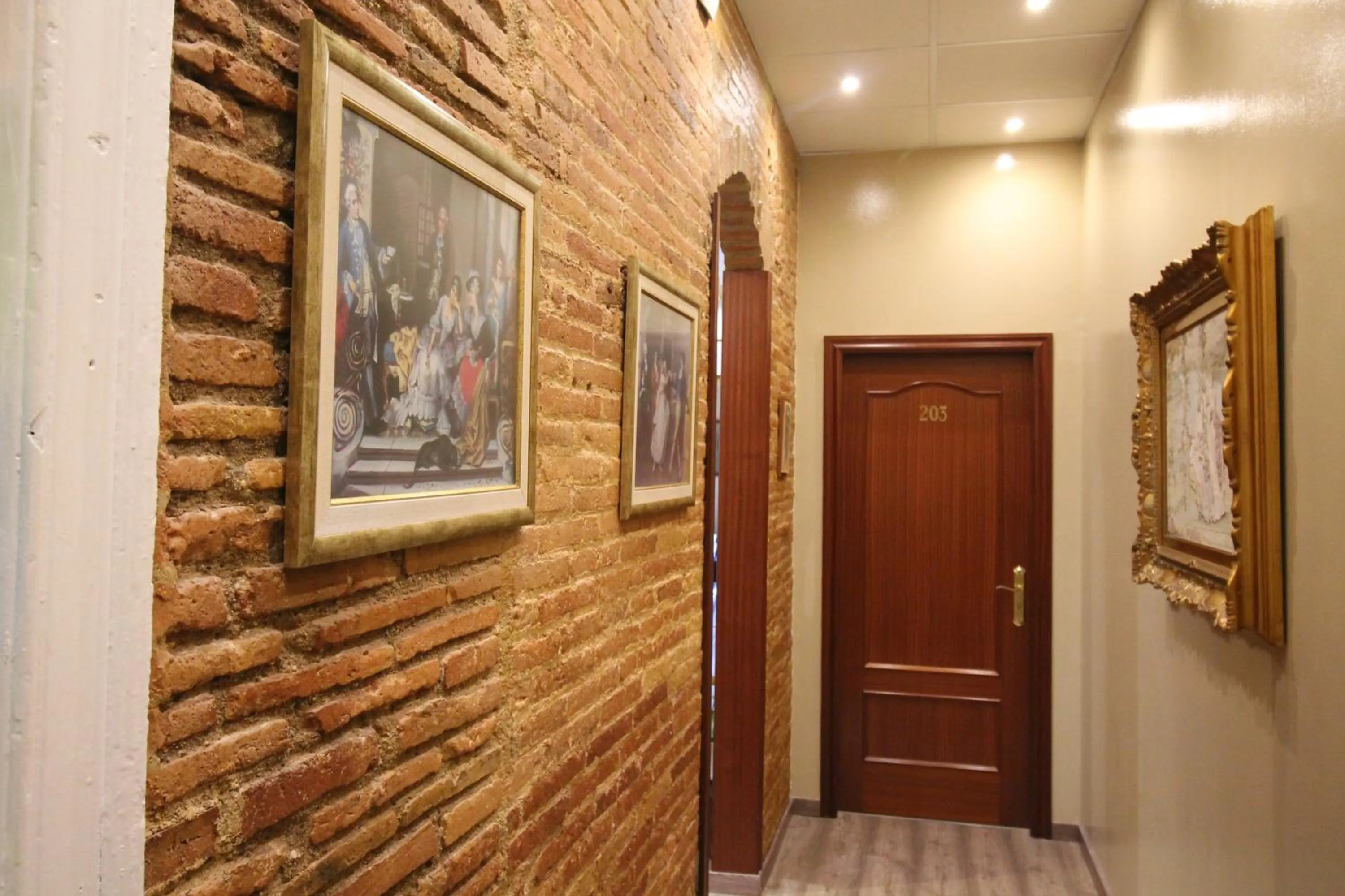 Decorative detail in Hostal Orleans