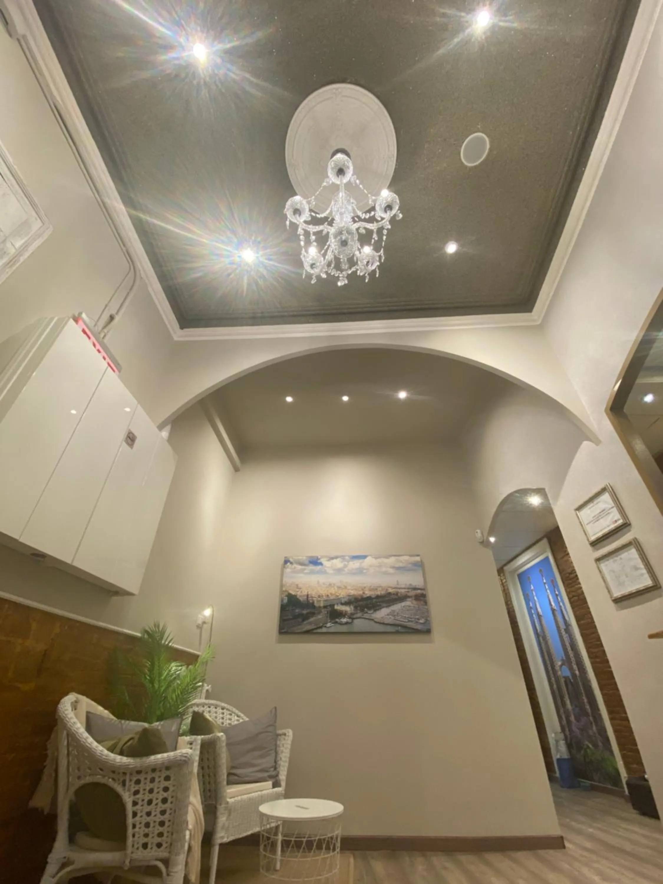 Lobby or reception in Hostal Orleans