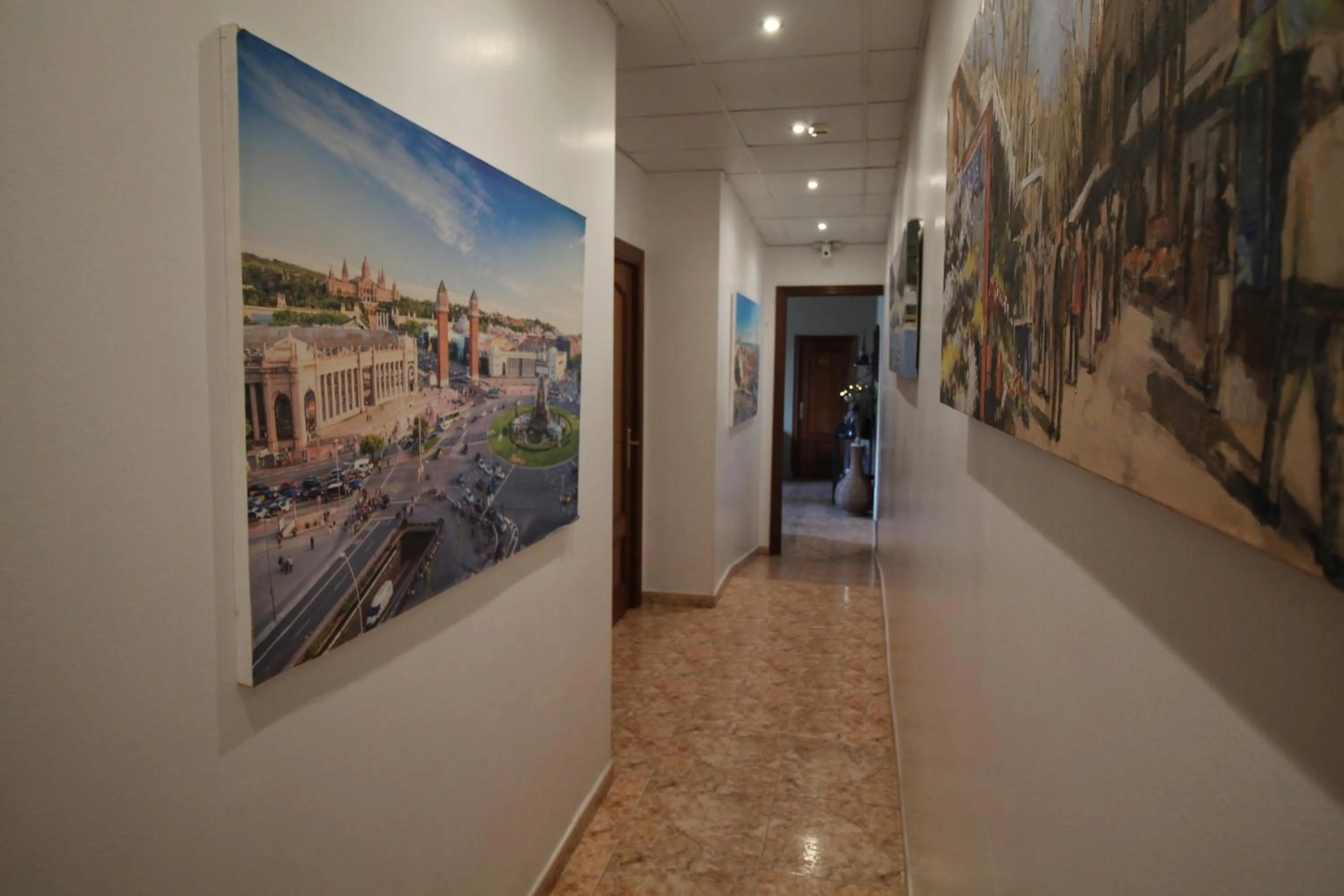 Decorative detail in Hostal Orleans