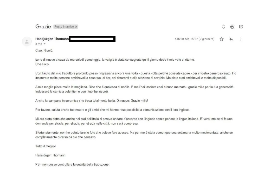 Guests in Casa Catalano