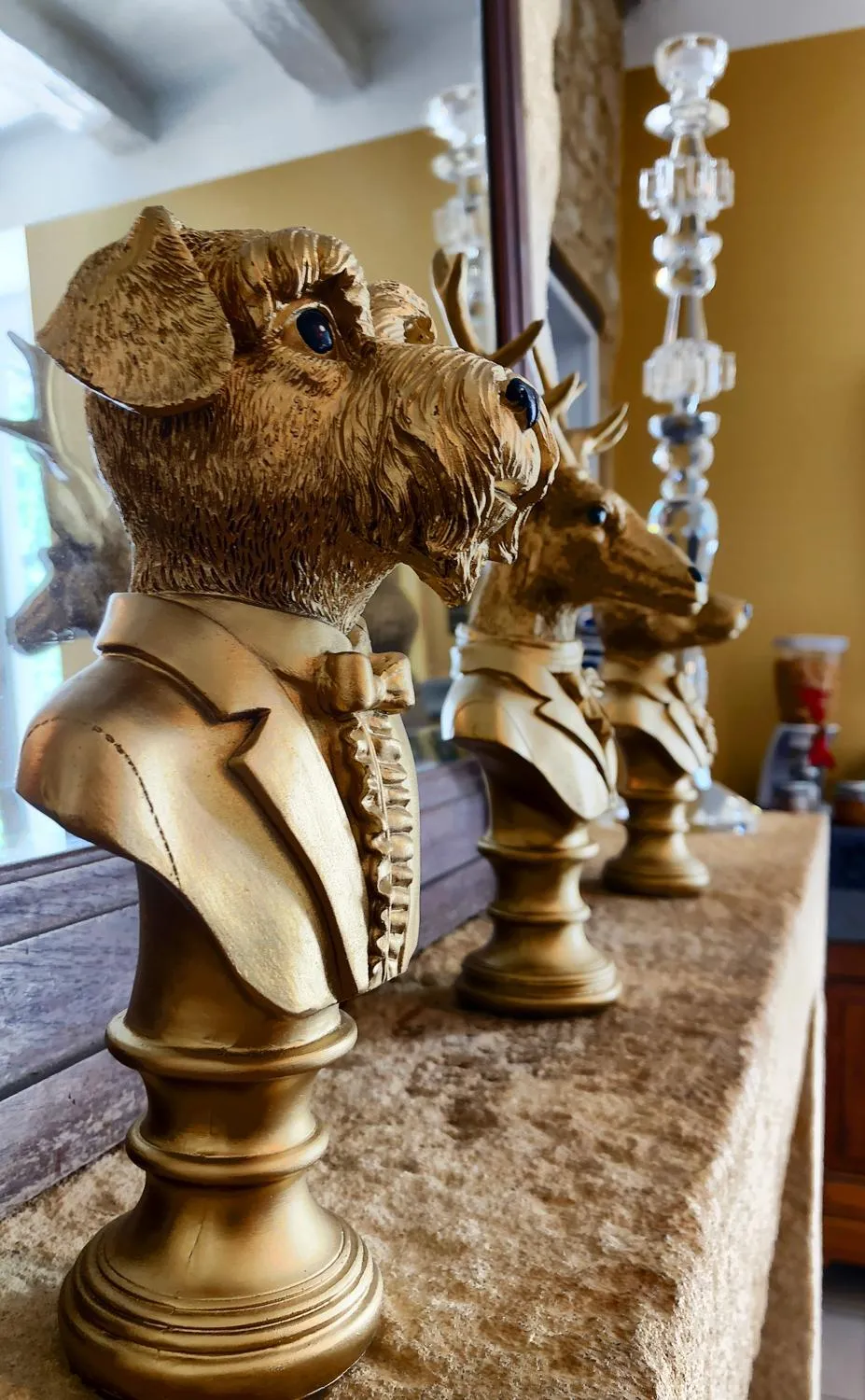 Decorative detail in Le Clos des Bories