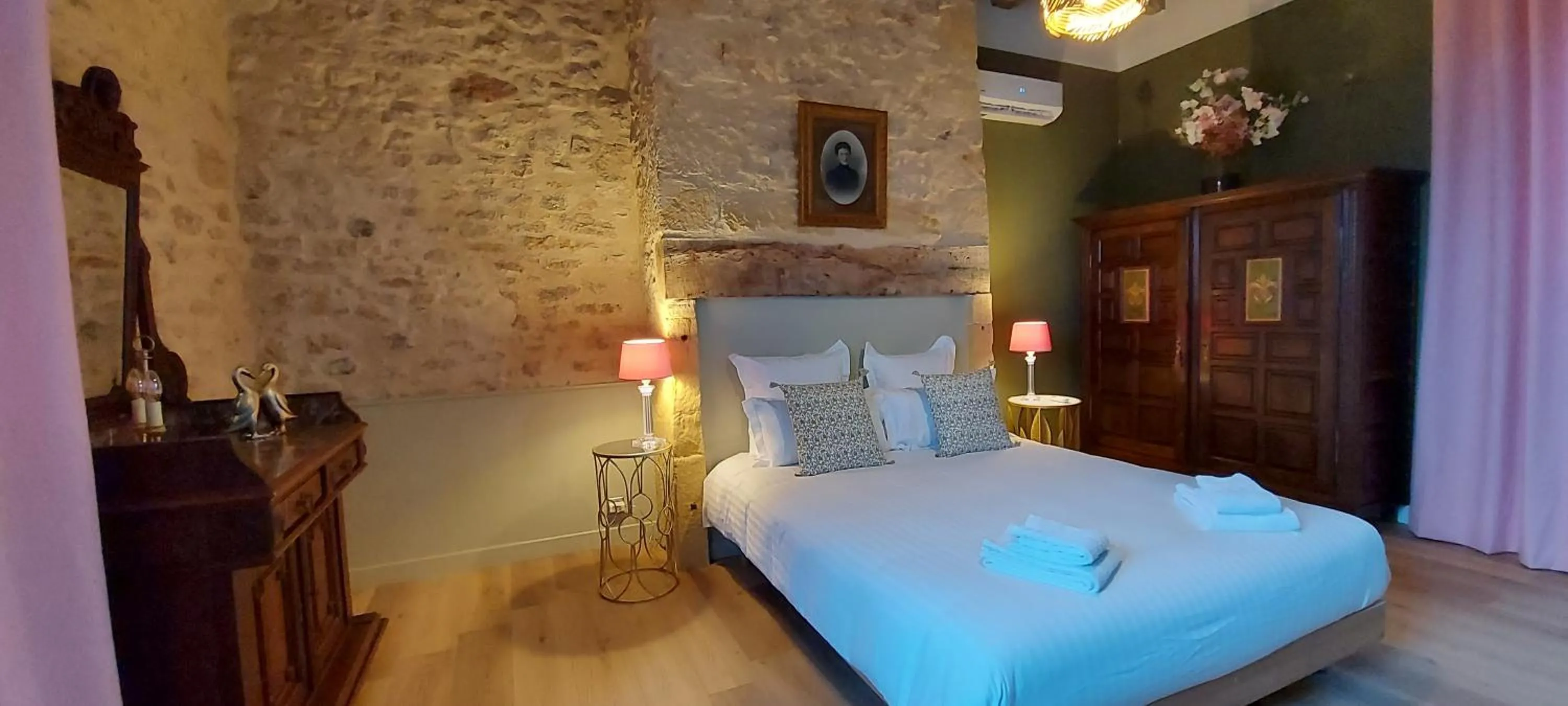 Bed in Le Clos des Bories