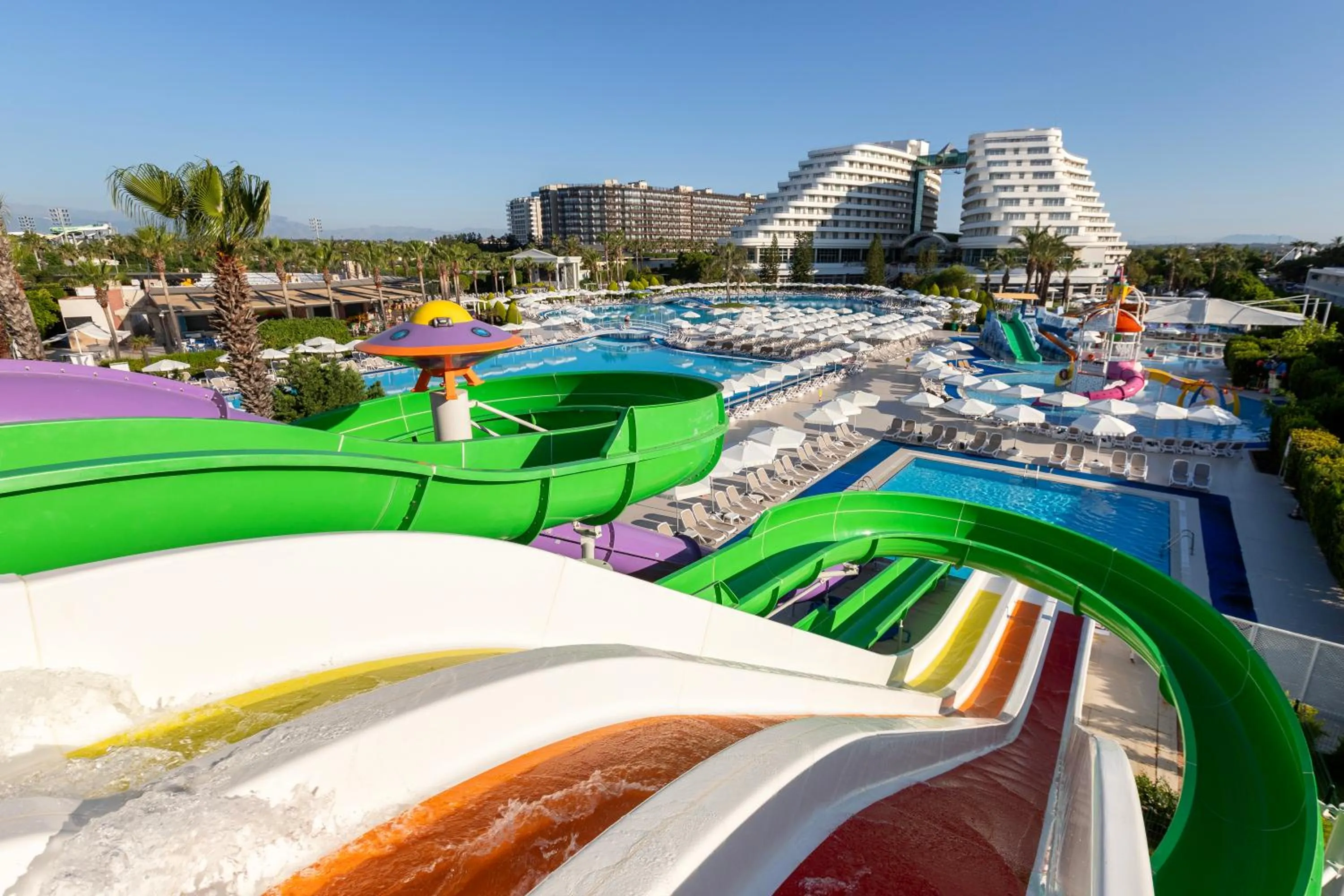 Aqua park in Miracle Resort Hotel