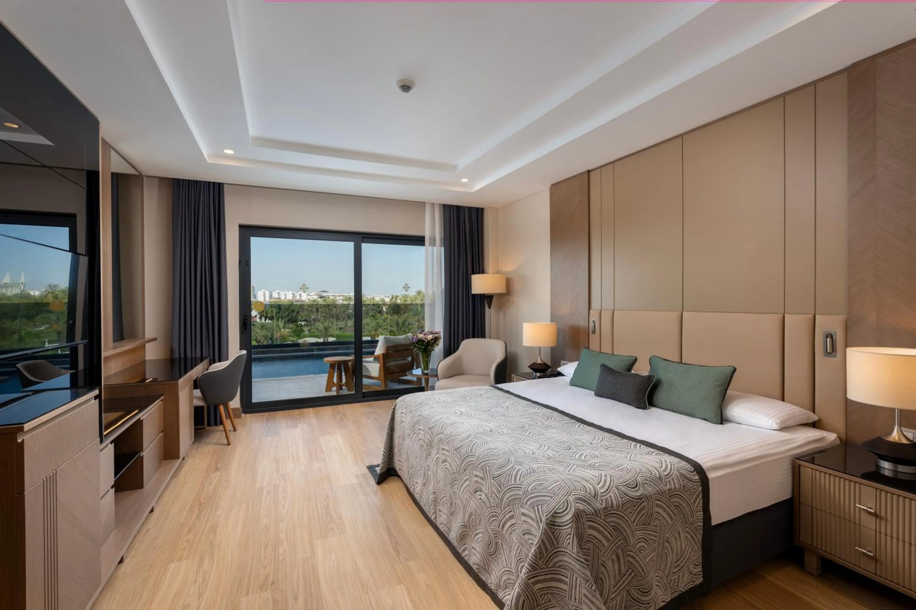 Photo of the whole room, Bed in Miracle Resort Hotel