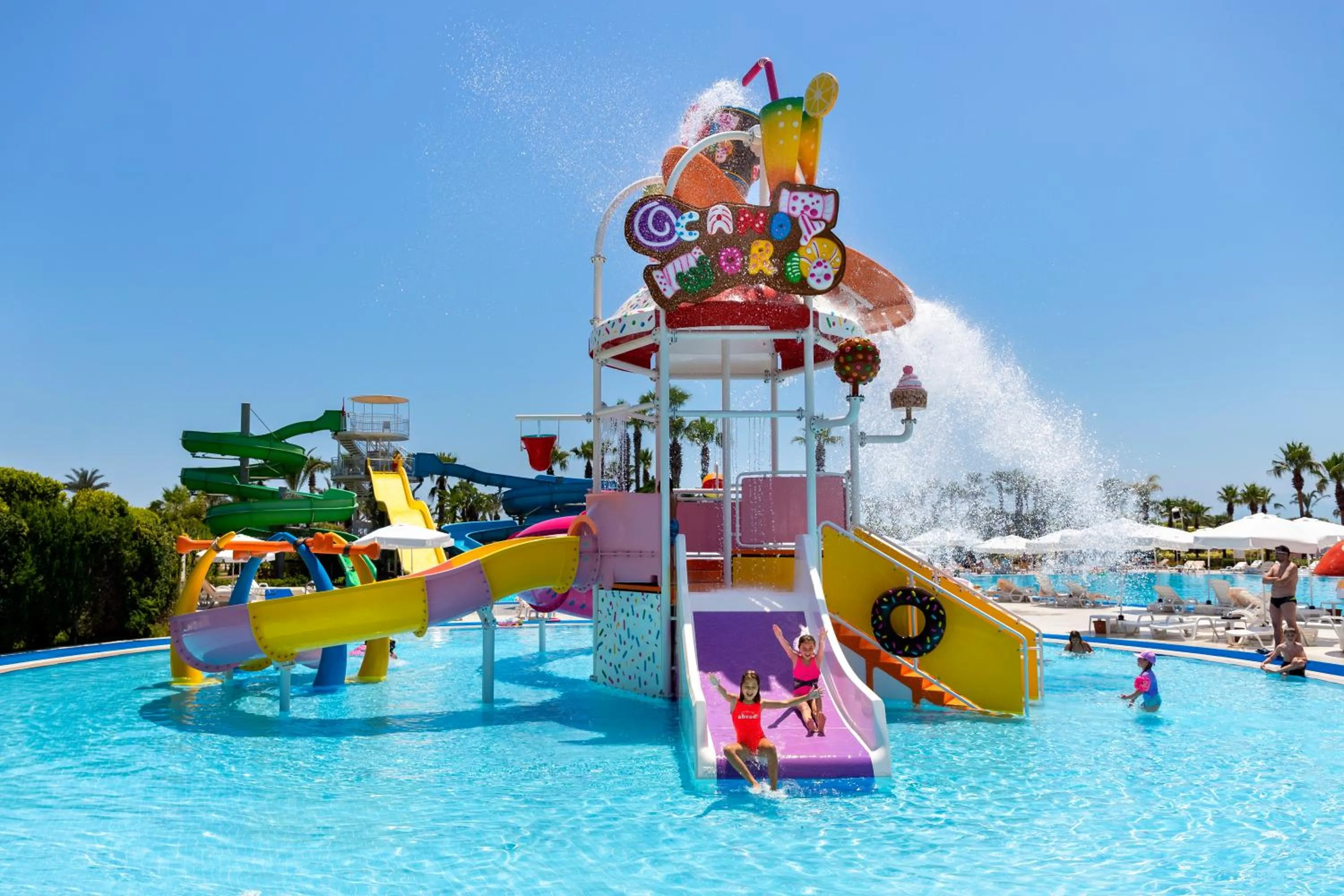 Aqua park in Miracle Resort Hotel