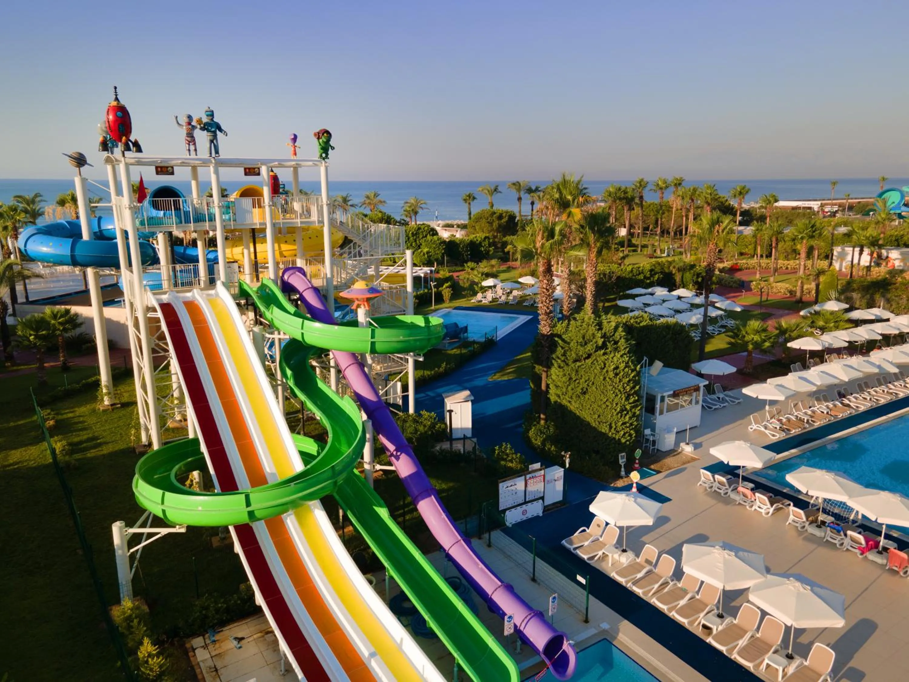 Aqua park in Miracle Resort Hotel