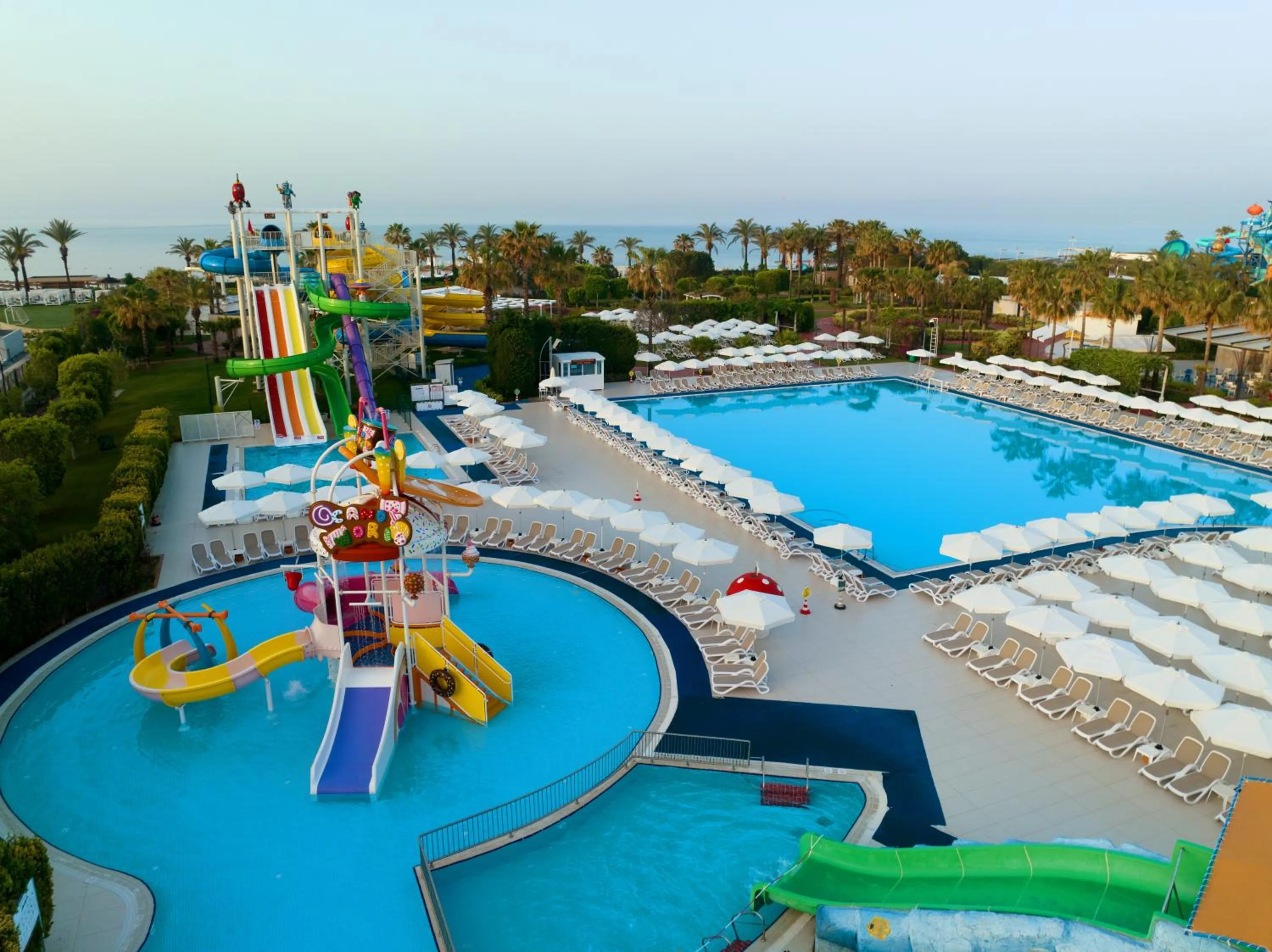 Aqua park in Miracle Resort Hotel