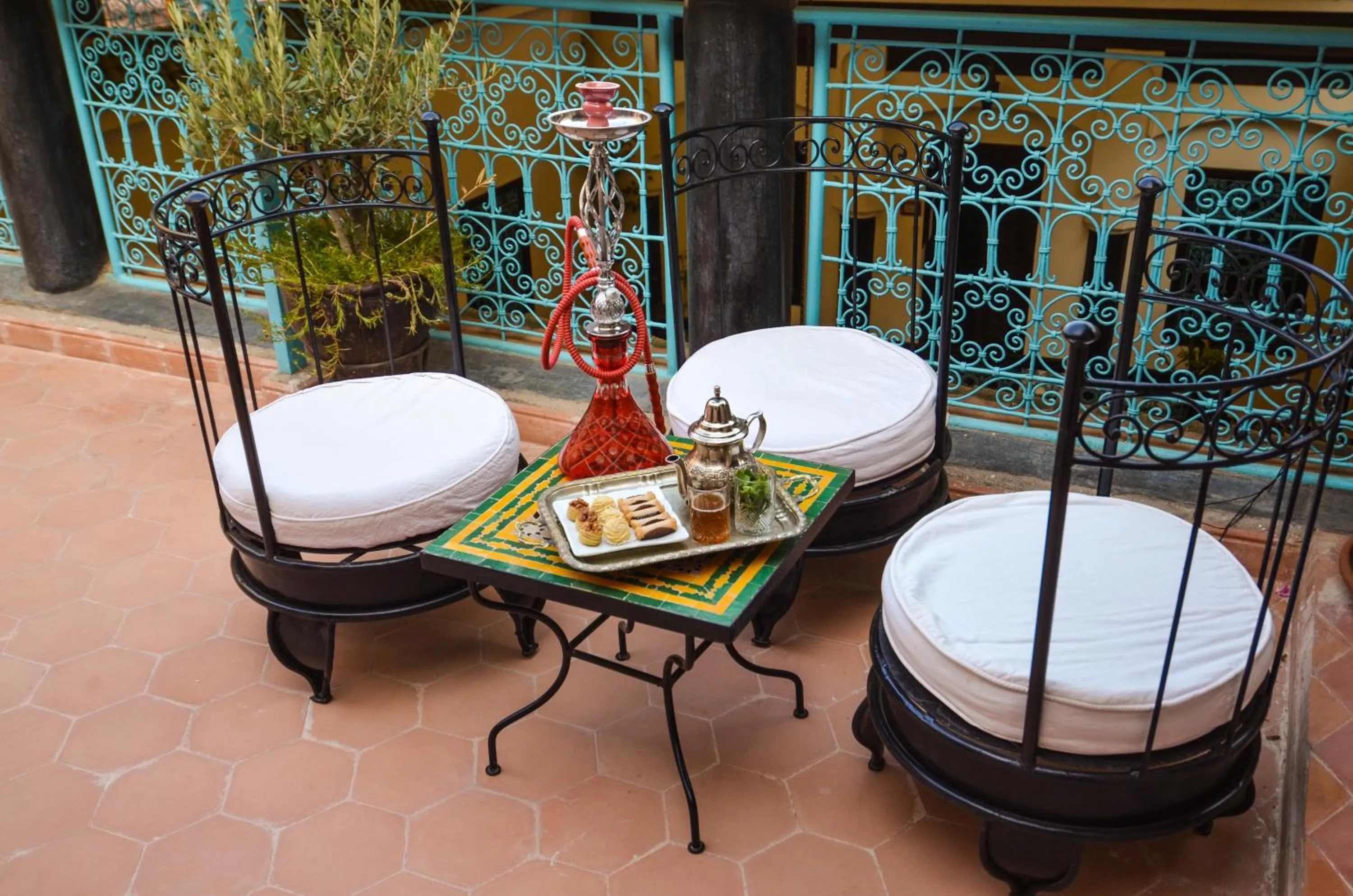 Balcony/Terrace in Riad Ben Tachfine