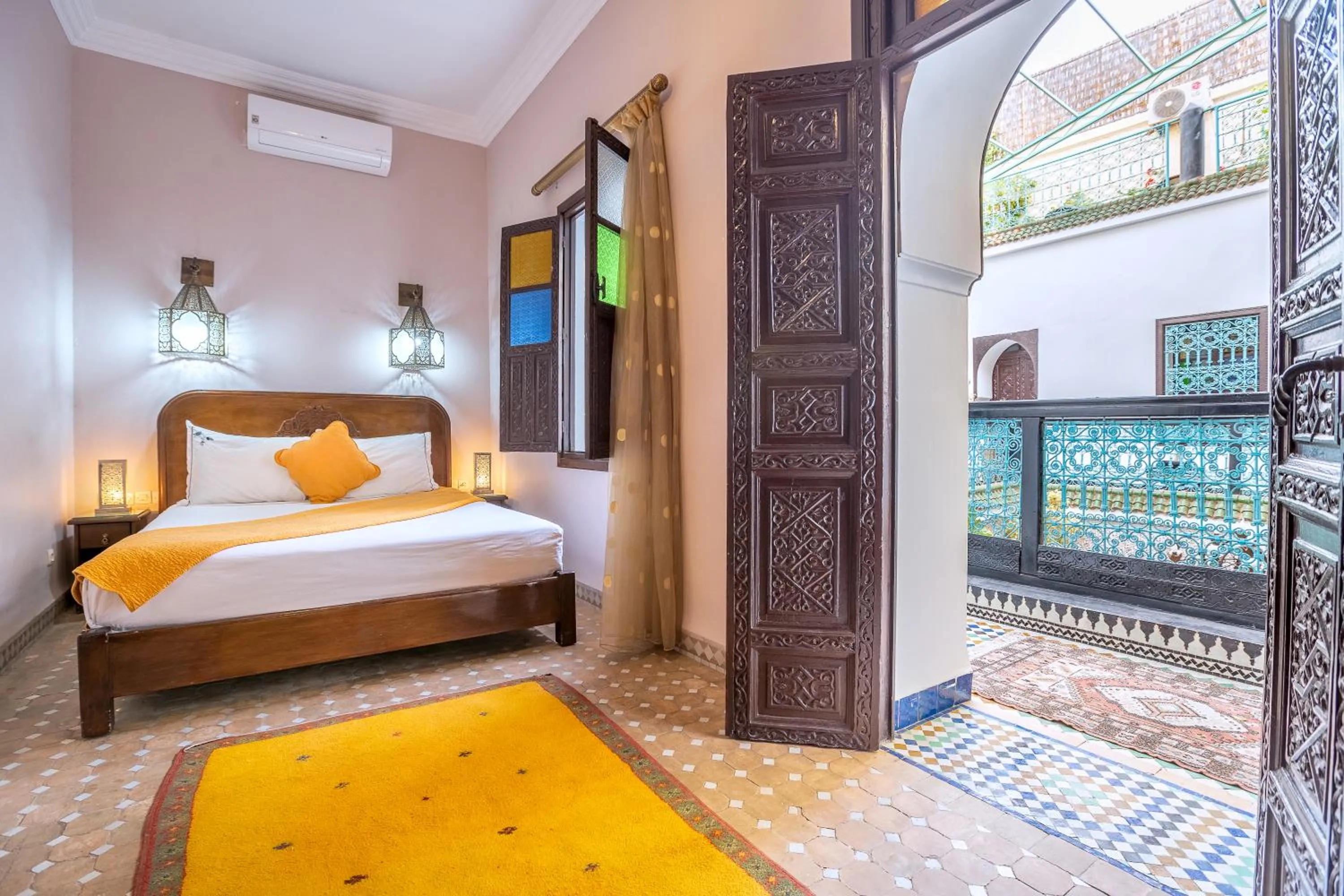 Bedroom, Bed in Riad Ben Tachfine