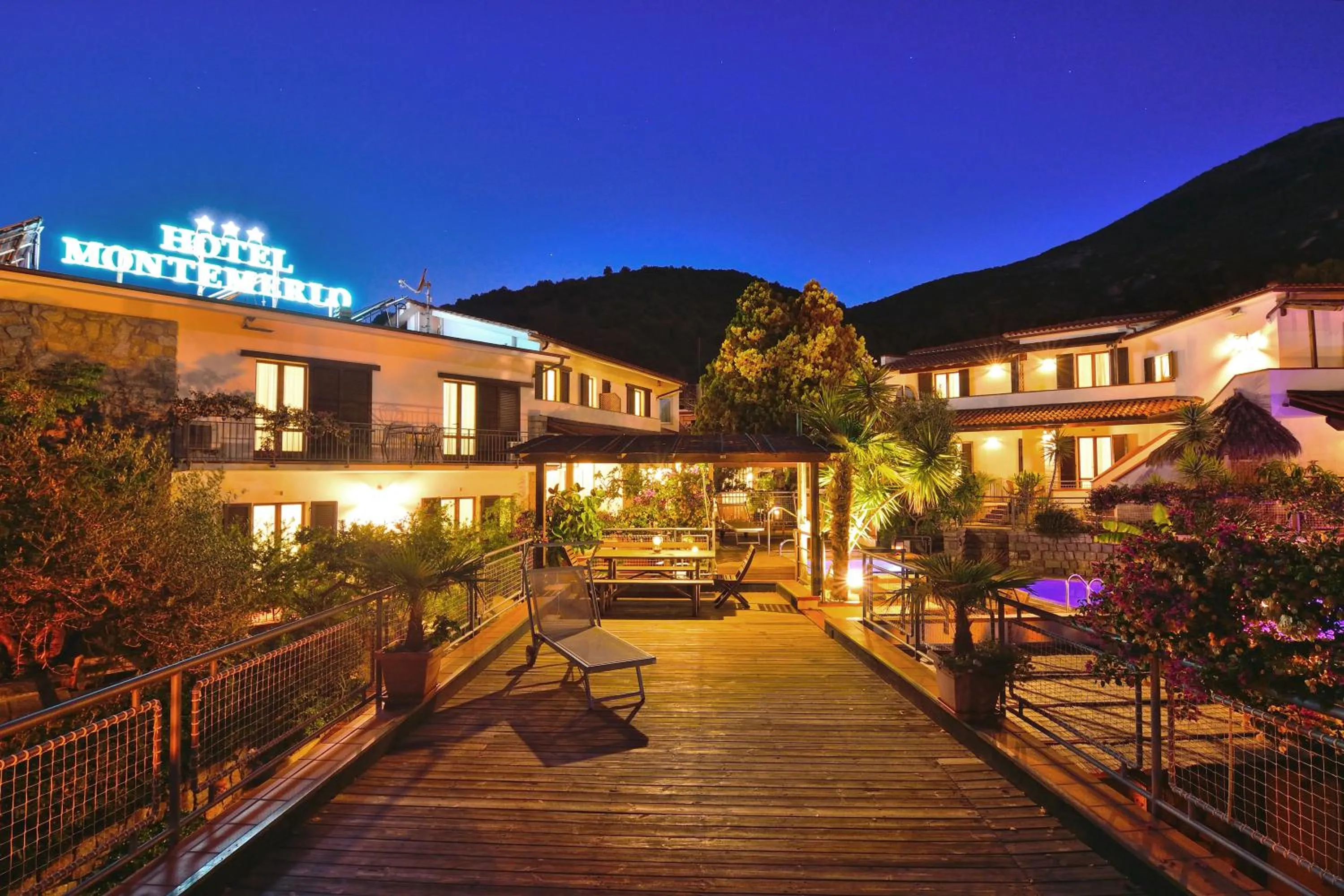 Garden in Eco Hotel Montemerlo