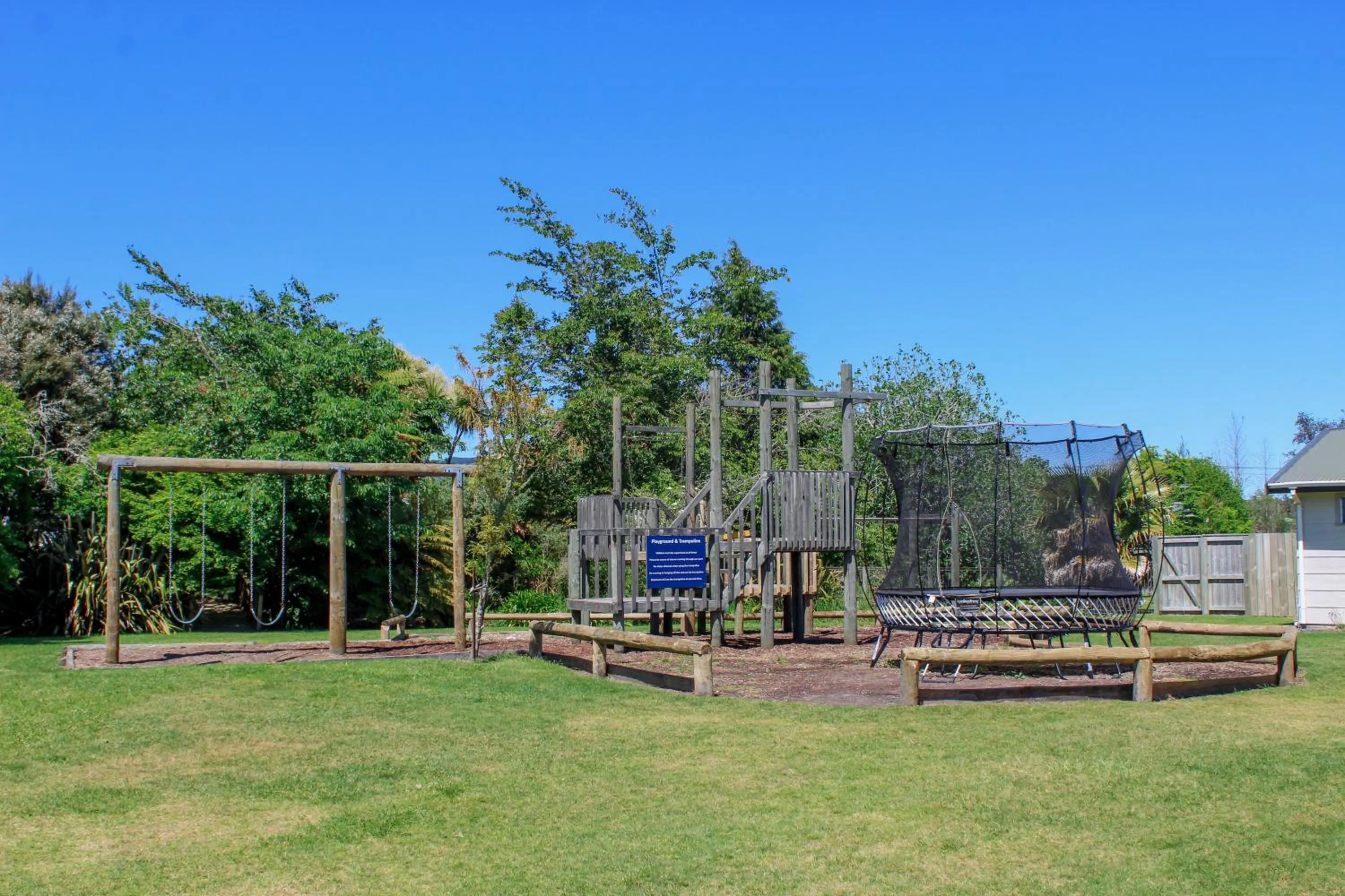 Children play ground in Holdens Bay Holiday Park