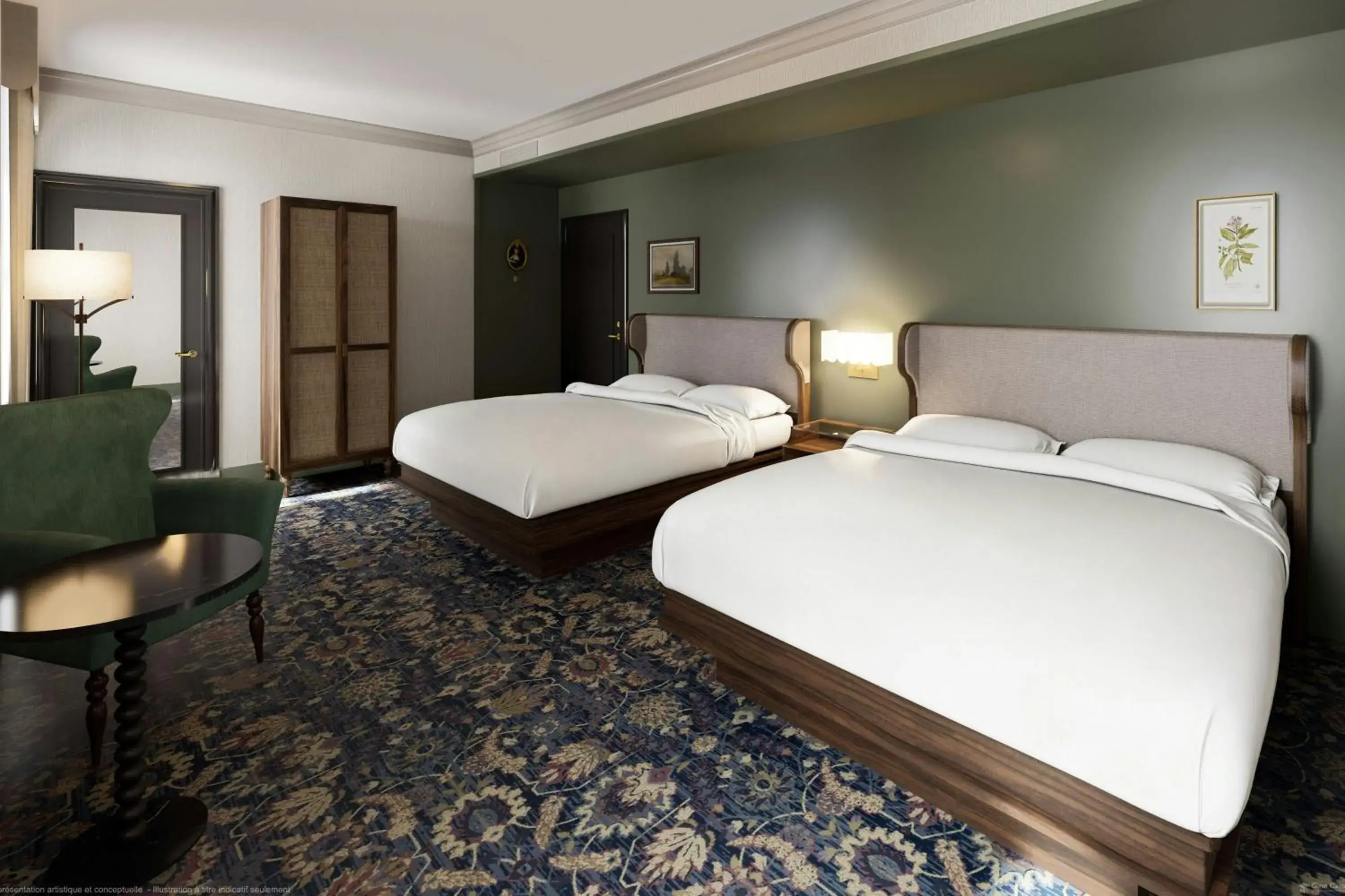 Standard Queen Room with Two Queen Beds in The Queen’s Cue, Stratford, A Tribute Portfolio Hotel Standard Queen Room with Two Queen Beds in The Queen’s Cue, Stratford, A Tribute Portfolio Hotel