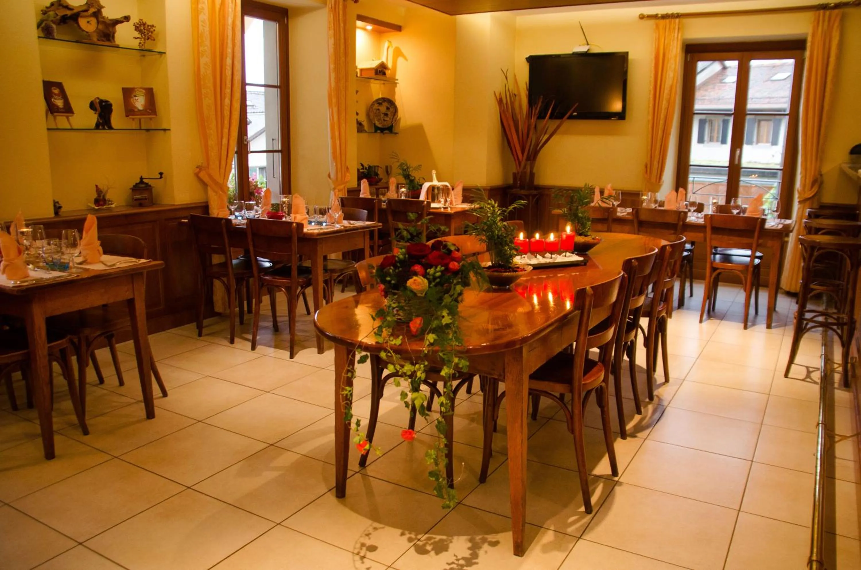 Decorative detail in Auberge Communale à l'Union