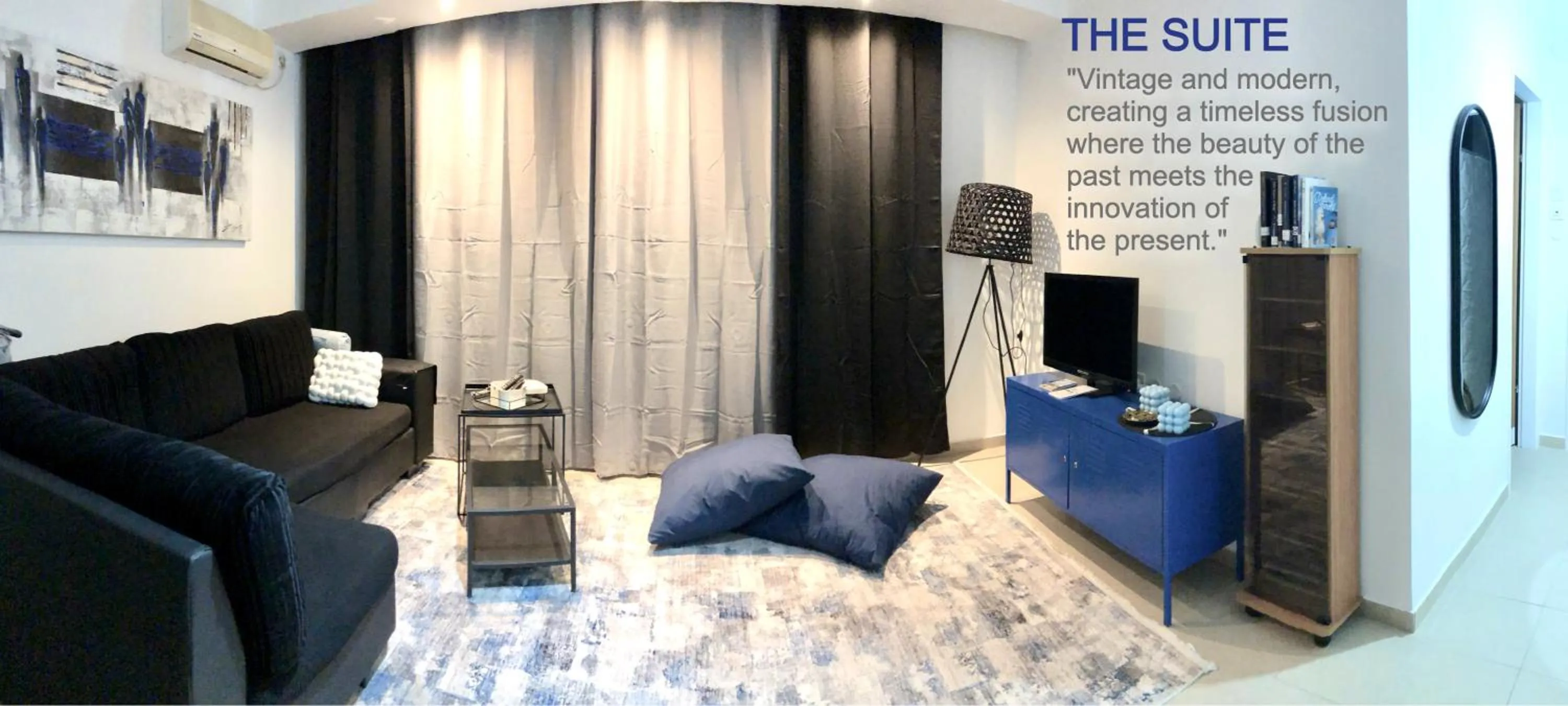 TV and multimedia, Bed in Stylish Tel Aviv