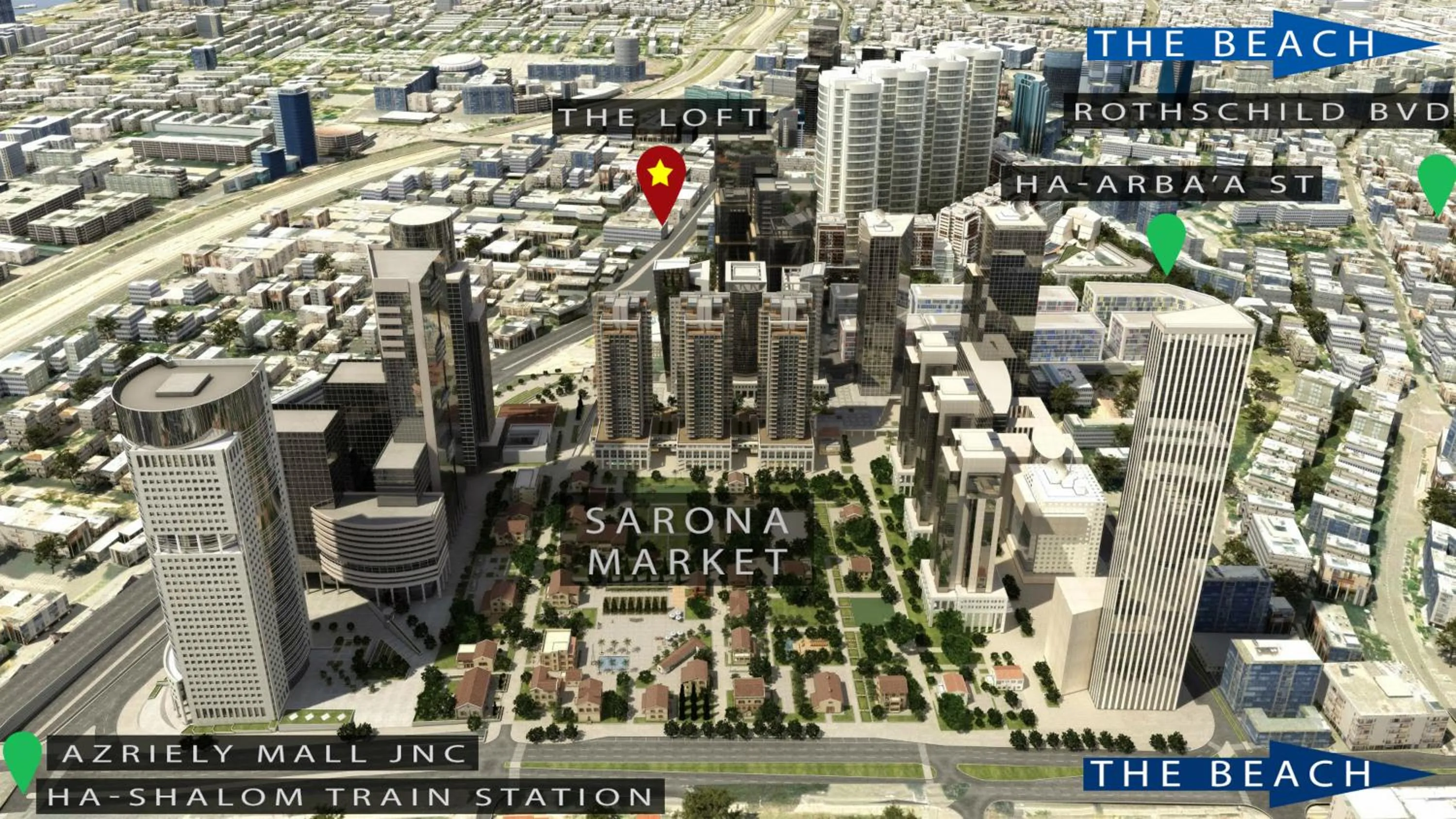 Property building in Stylish Tel Aviv