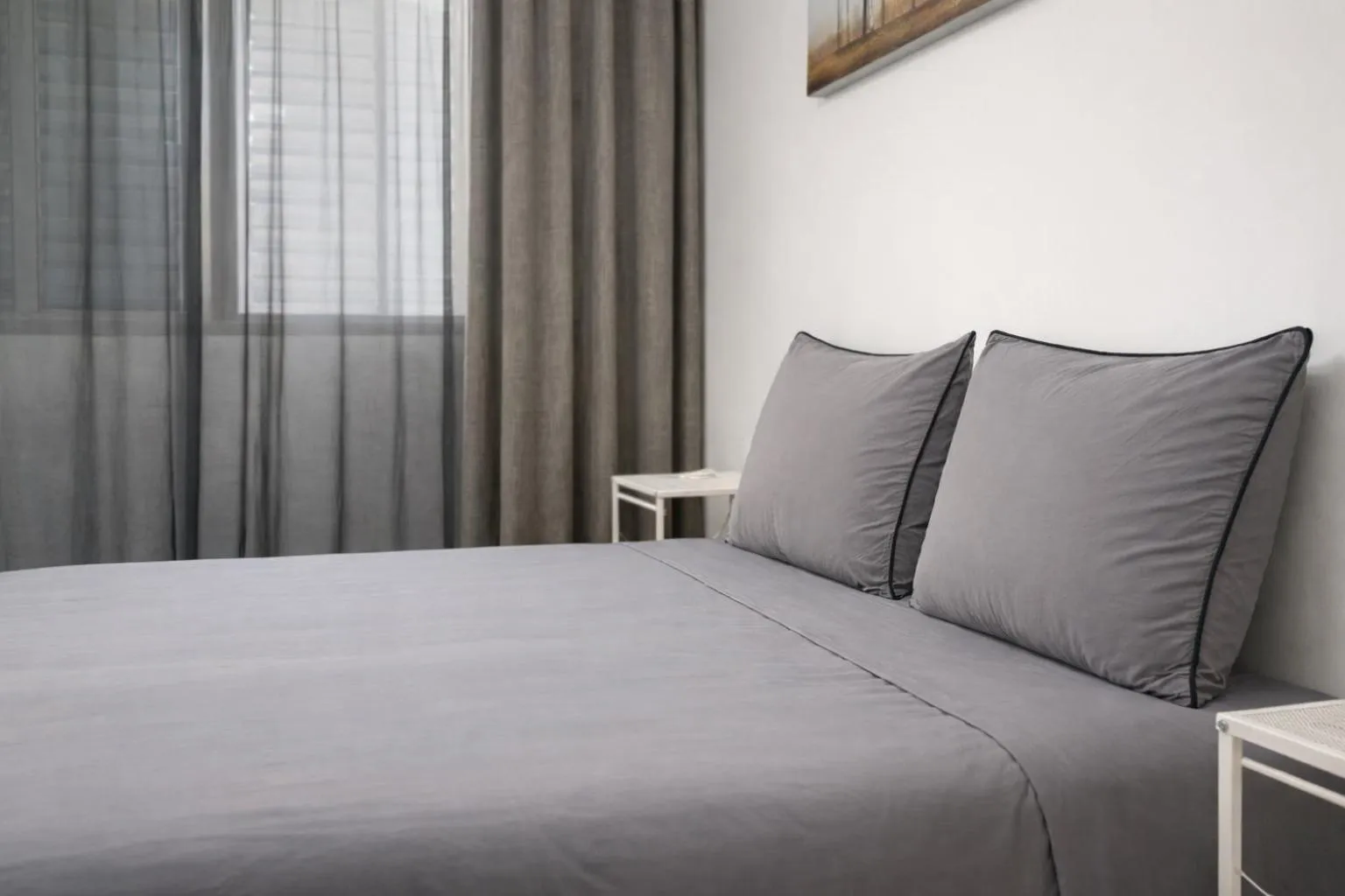 Bed in Stylish Tel Aviv