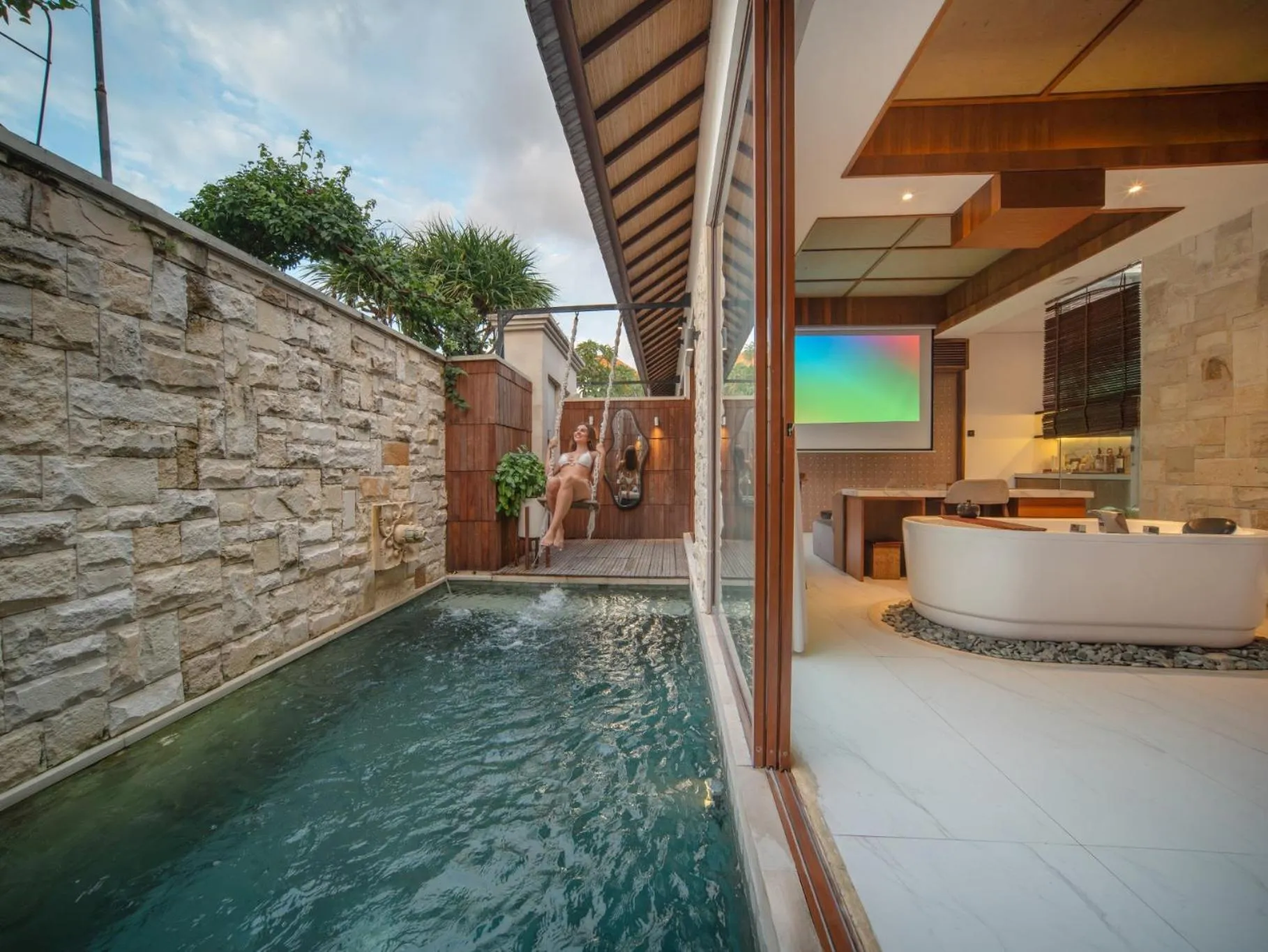 Swimming pool in La Vie Villa Seminyak by Ini Vie Hospitality