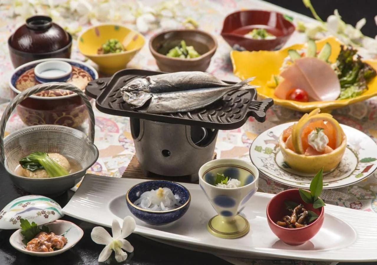 Breakfast in Atagawa Yamatokan