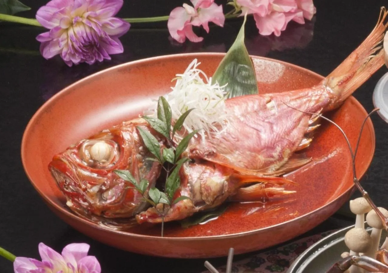 Dinner in Atagawa Yamatokan