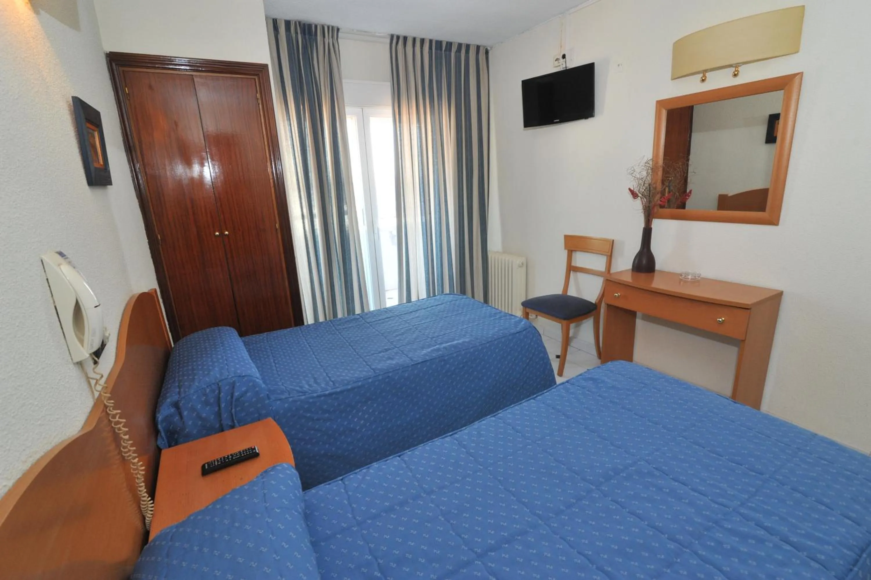 Decorative detail, Bed in Hostal Goyma I