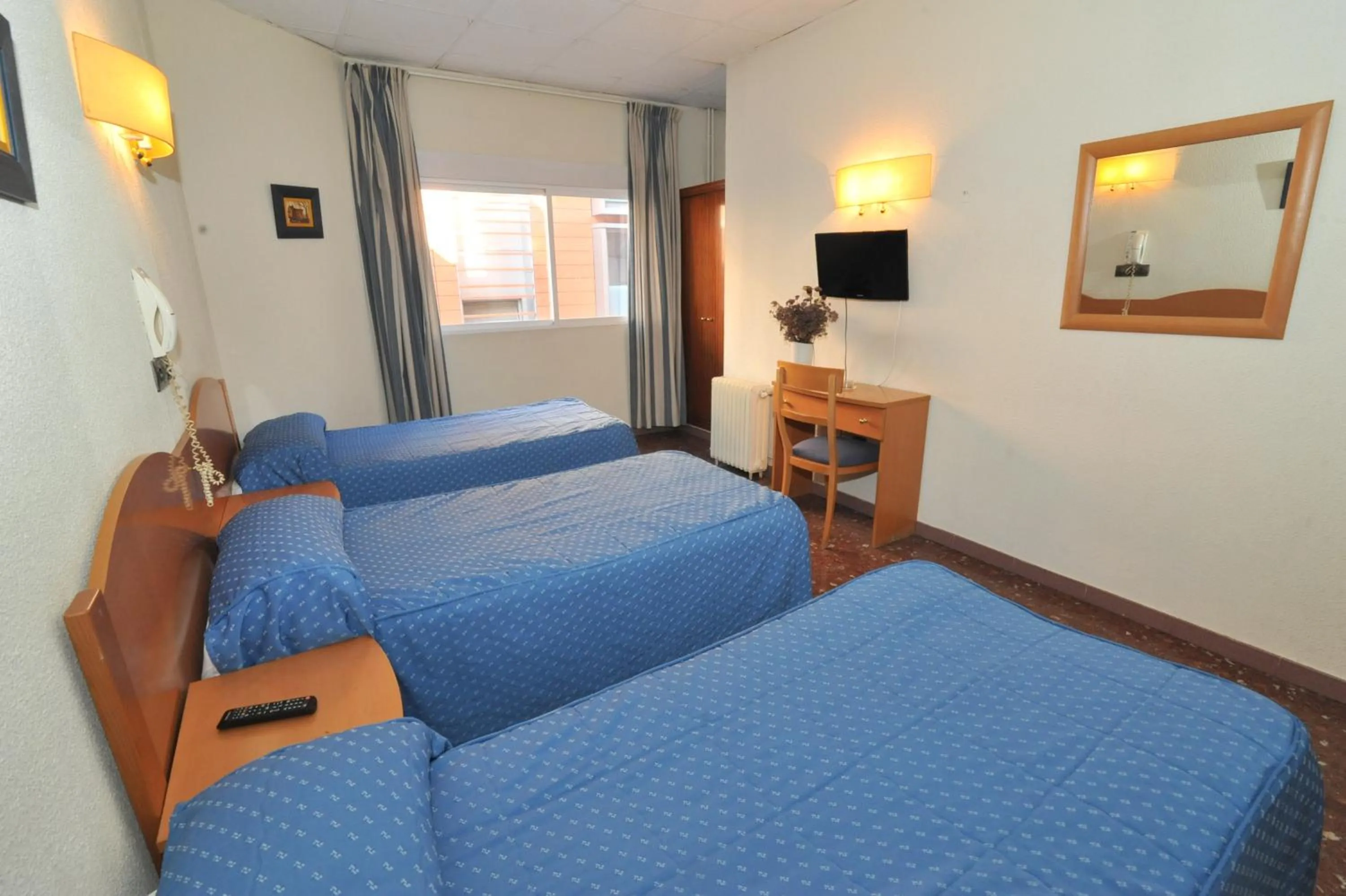 Decorative detail, Bed in Hostal Goyma I