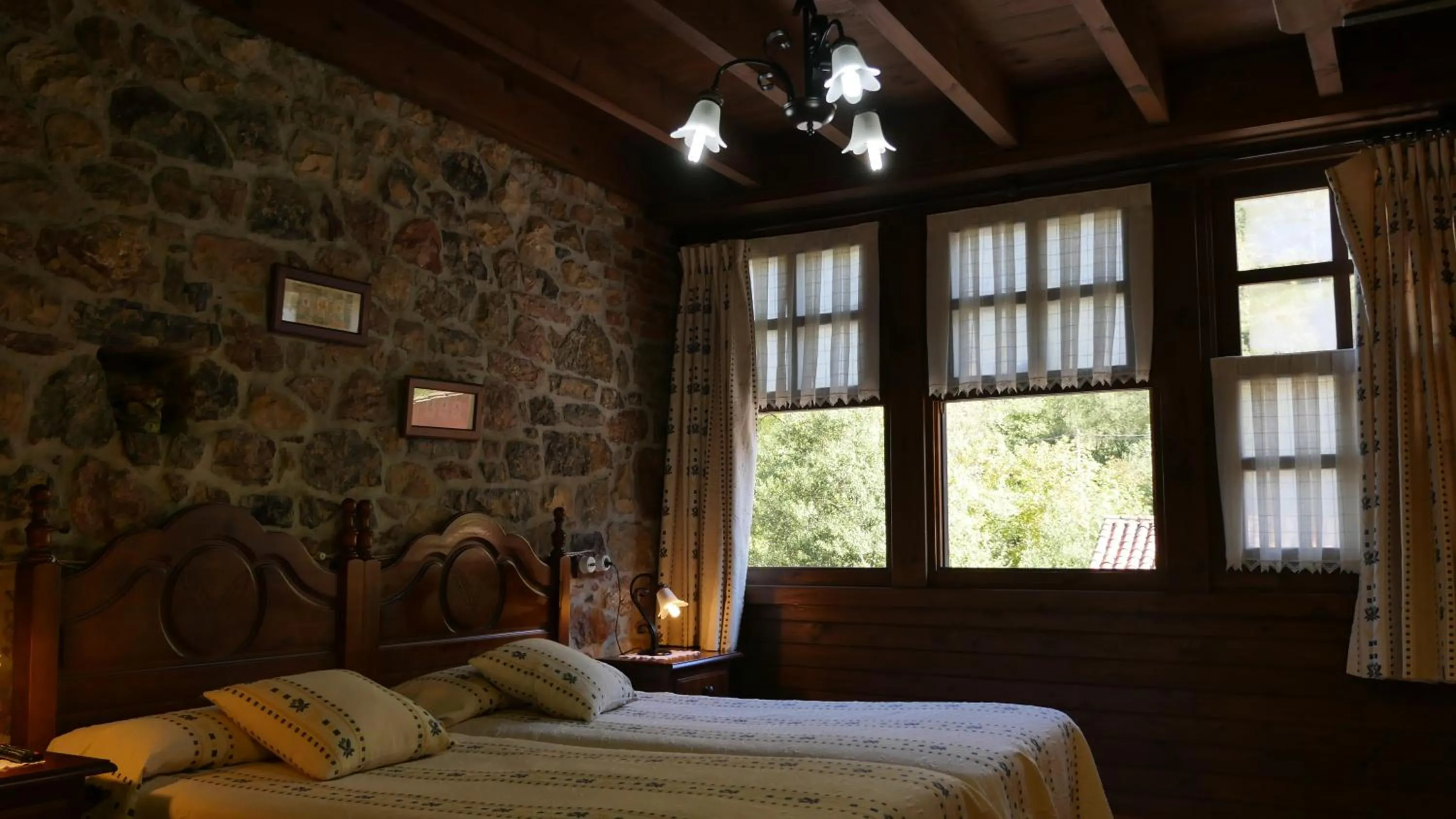 Bed in Hotel Rural Los Texos