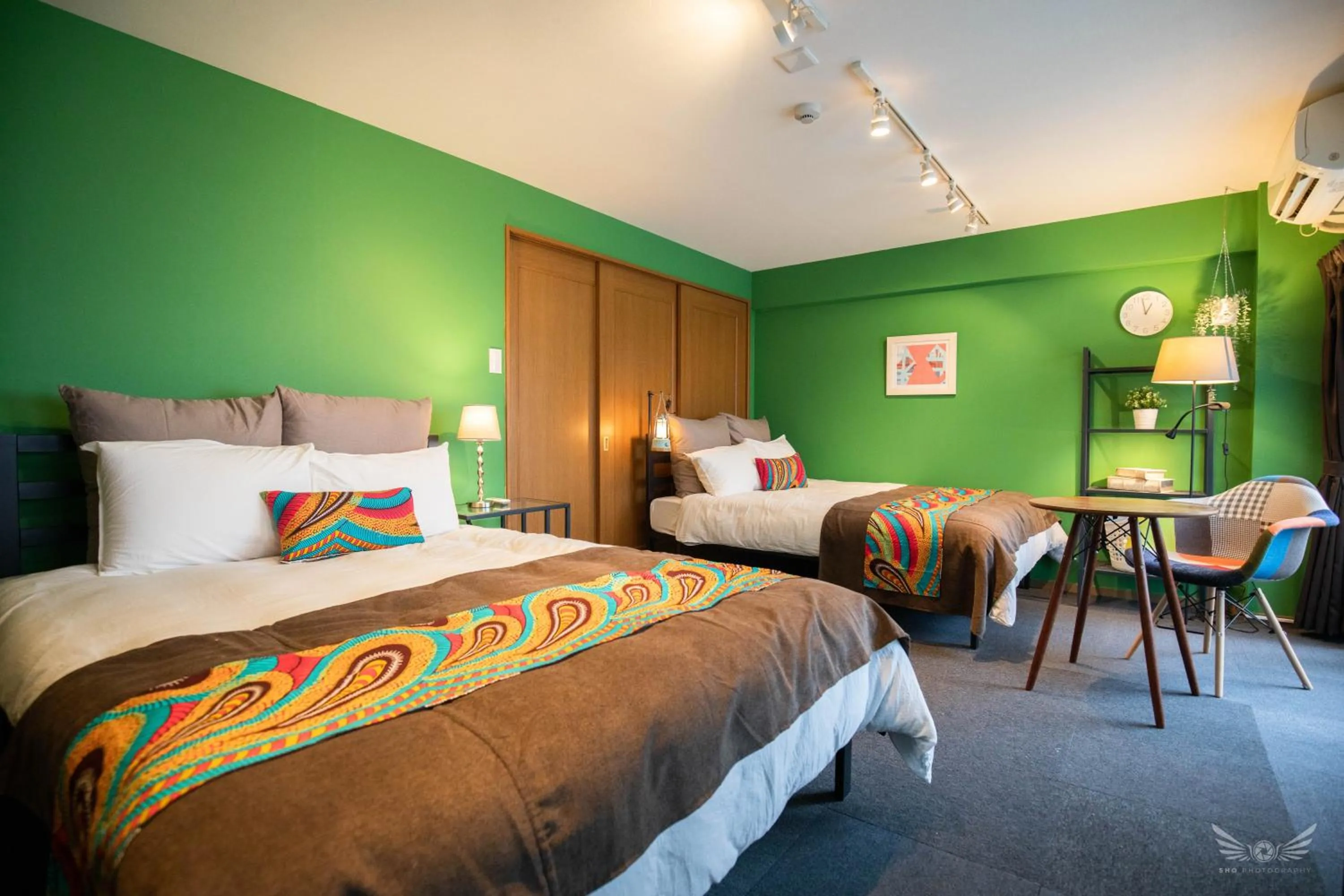 Bed in Hakata apartment