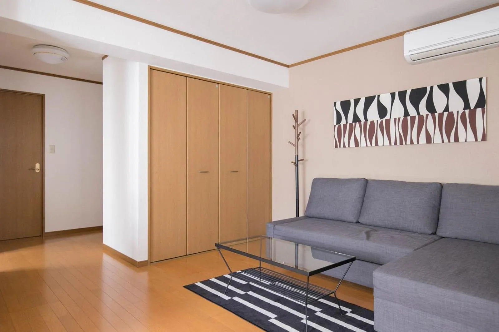 Living room in Hakata apartment