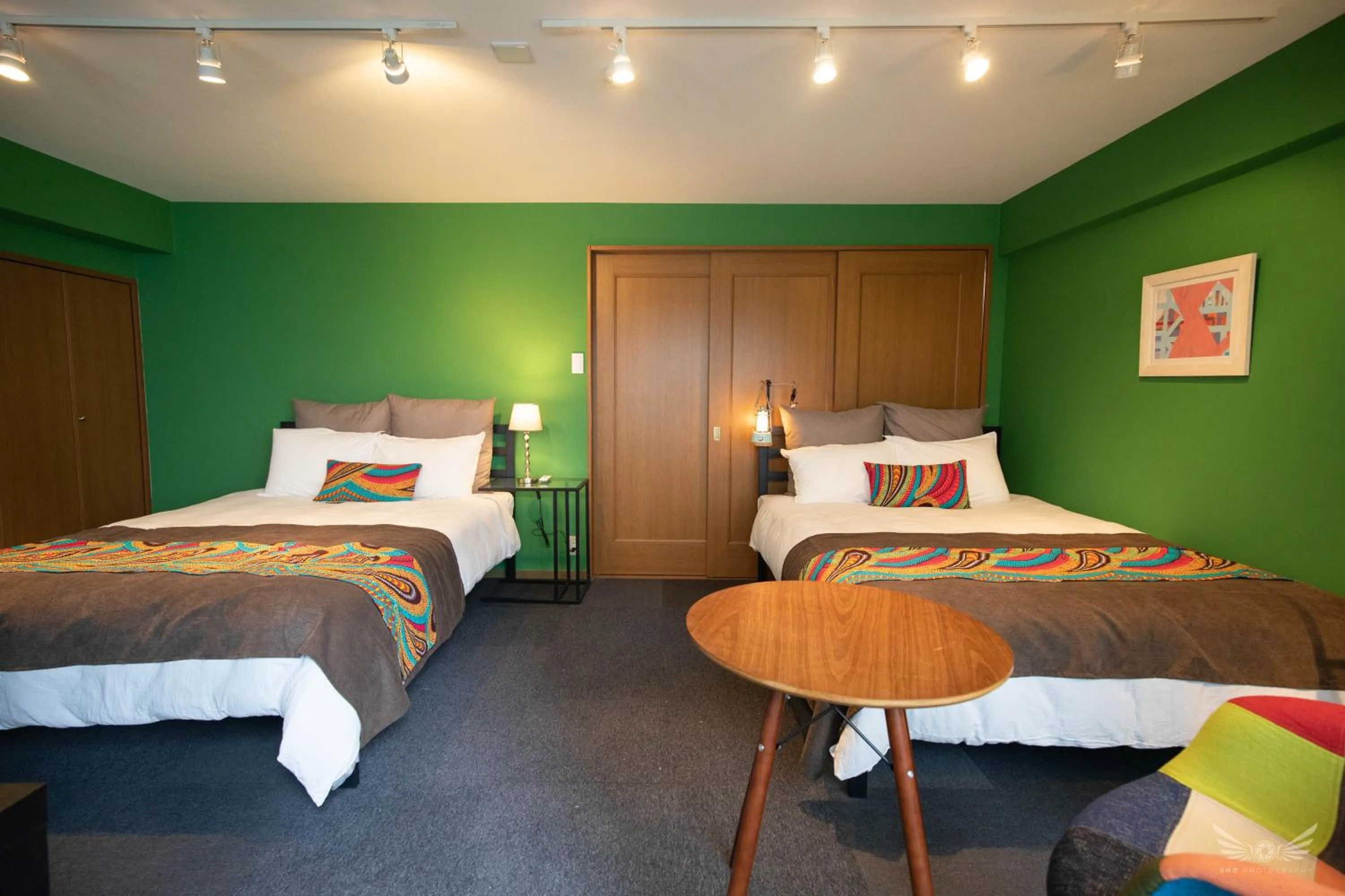 Bed in Hakata apartment