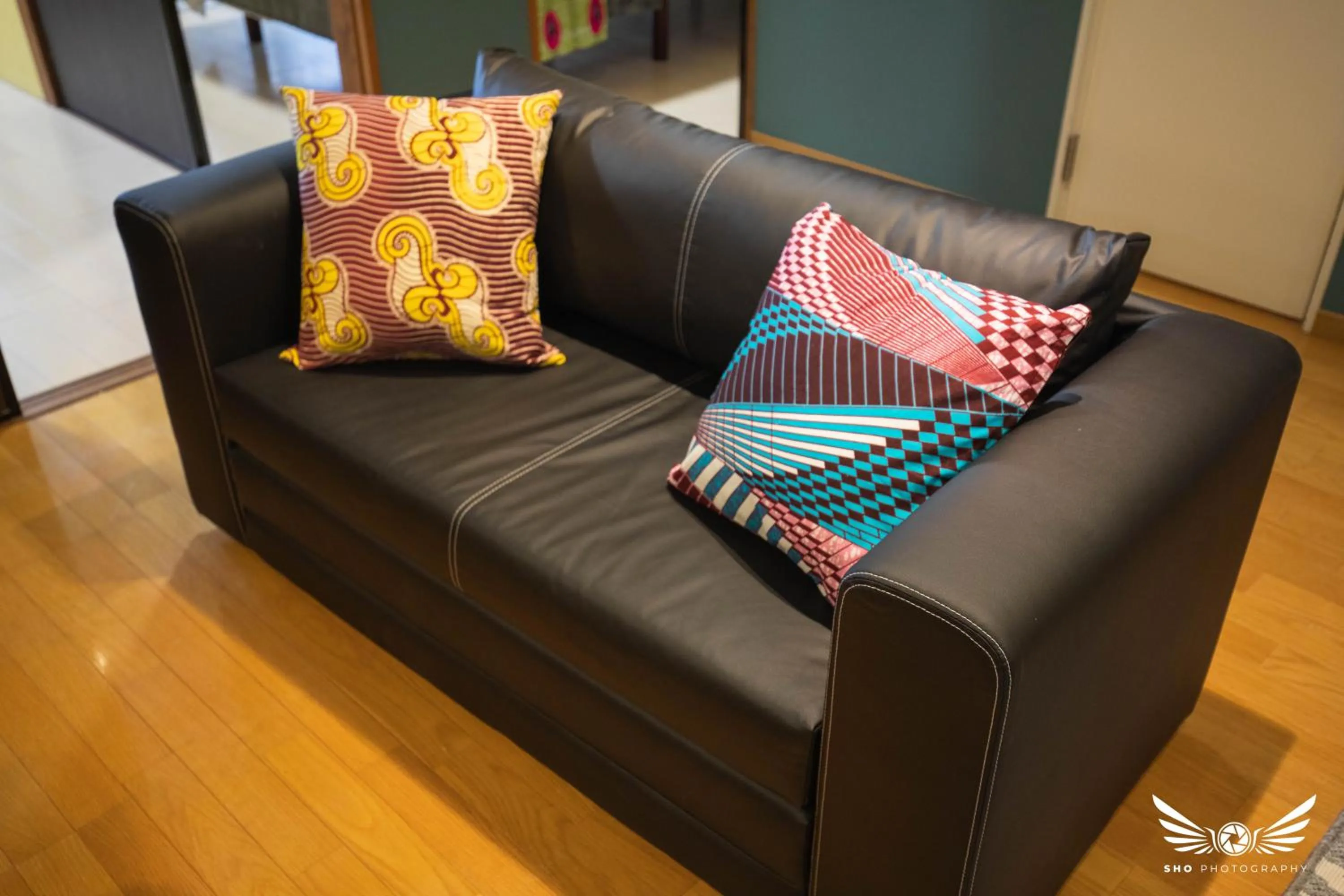Living room in Hakata apartment